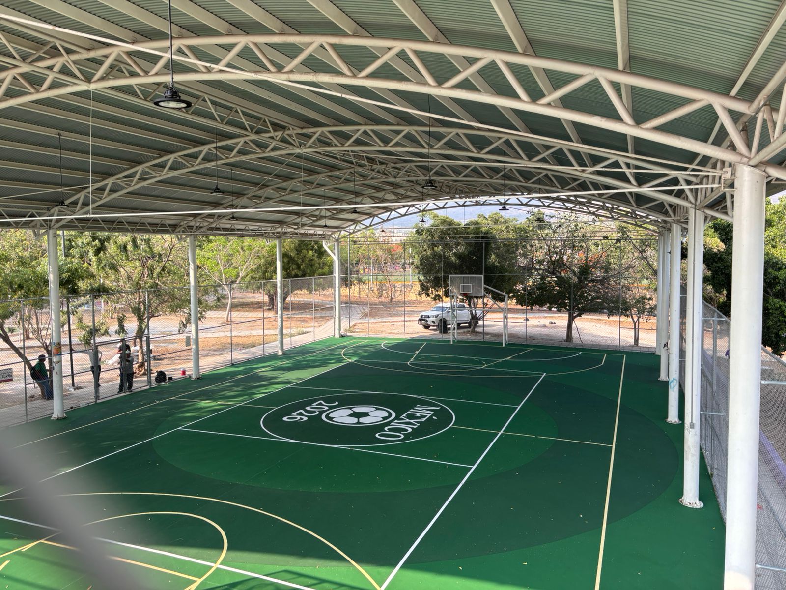 REHABILITACIÓN DE MULTICANCHA EN LA COLONIA REAL DEL BOSQUE EN TUXTLA GUTIÉRREZ