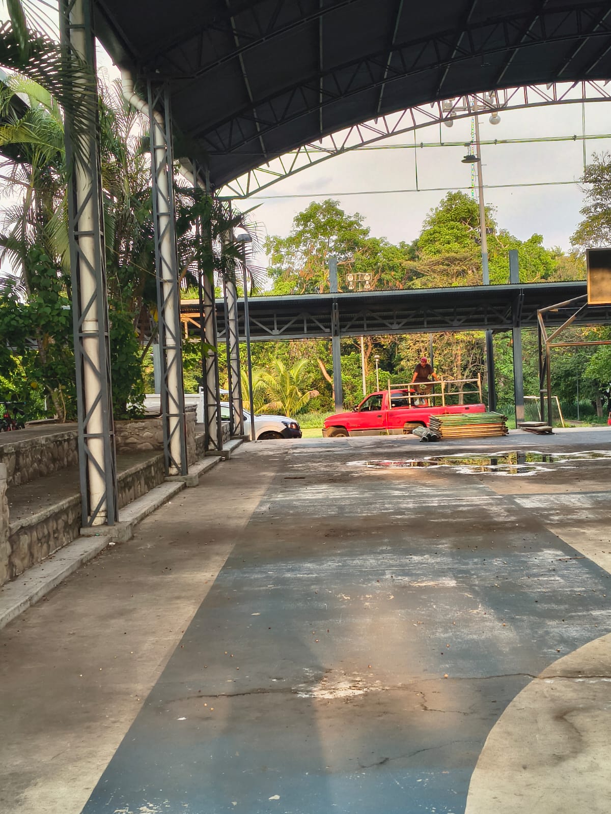 REHABILITACIÓN DE MULTICANCHA NORTE EN UNIDAD DEPORTIVA LA CEBADILLA EN TAPACHULA