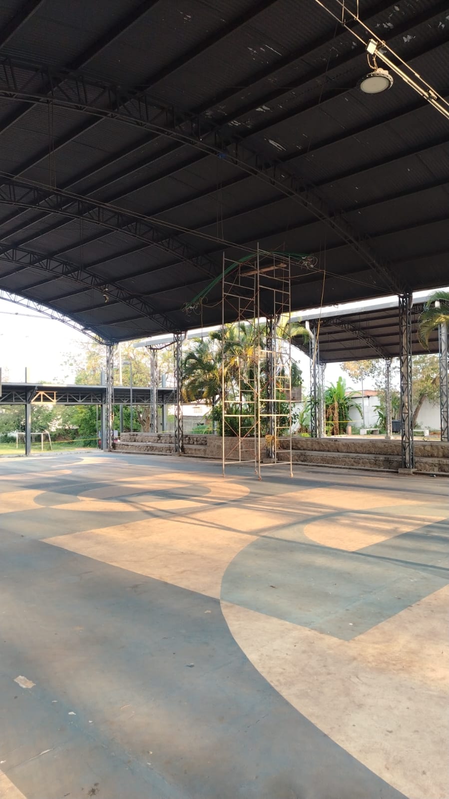 REHABILITACIÓN DE MULTICANCHA SUR EN UNIDAD DEPORTIVA LA CEBADILLA EN TAPACHULA