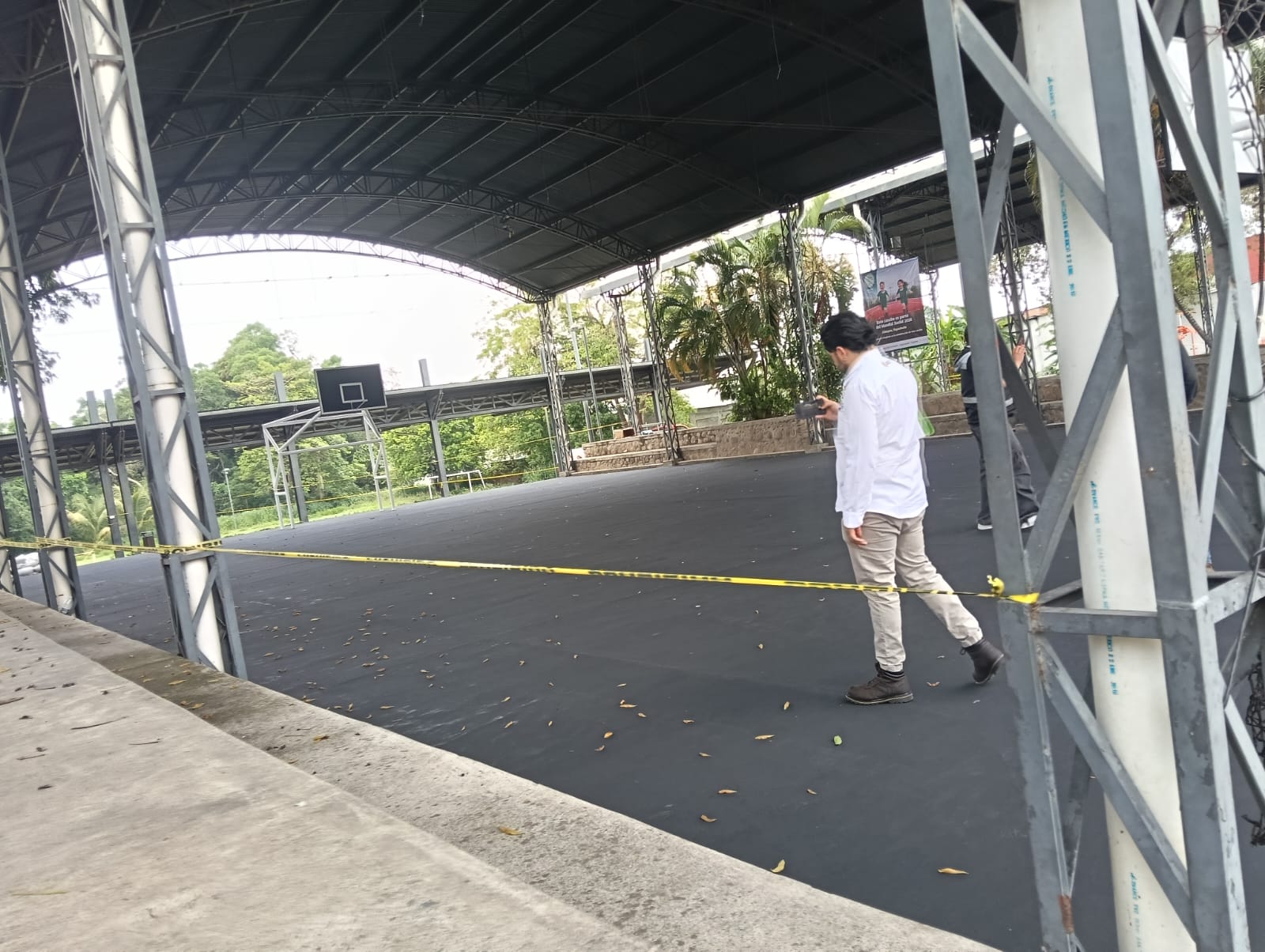 REHABILITACIÓN DE MULTICANCHA SUR EN UNIDAD DEPORTIVA LA CEBADILLA EN TAPACHULA