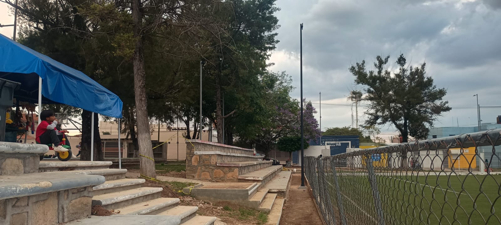 REHABILITACIÓN  DE CANCHA DE FÚTBOL 11 EN UNIDAD DEPORTIVA PROFESOR VÍCTOR MANUEL ARANDA 
