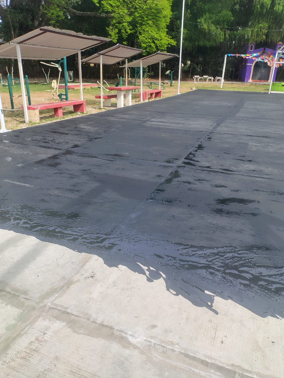 REHABILITACIÓN DE MULTICANCHA EN COLONIA YALCHIVOL EN COMITÁN DE DOMÍNGUEZ