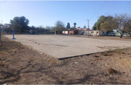 CONSTRUCCIÓN DE CANCHA FÚTBOL 5 EN MÚZQUIZ