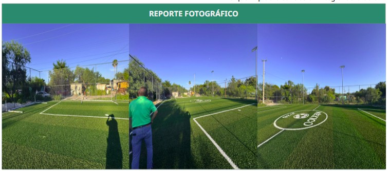 CONSTRUCCIÓN DE CANCHA FÚTBOL 5 EN MÚZQUIZ
