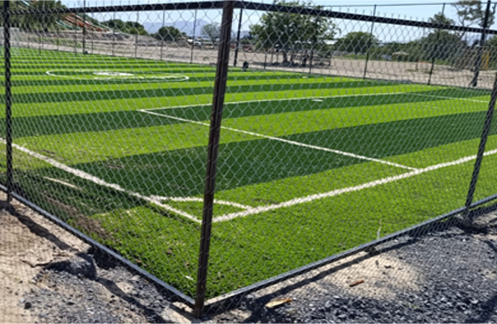 CONSTRUCCIÓN DE CANCHA FÚTBOL 5 EN LA AURORA EN SALTILLO 1