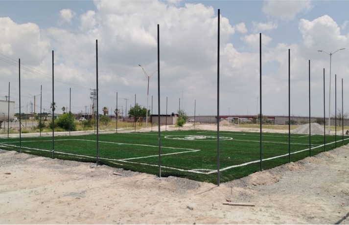 CONSTRUCCIÓN DE CANCHA FÚTBOL 5 EN UNIDAD DEPORTIVA RAÚL GONZÁLEZ EN SAN JUAN DE SABINAS 1