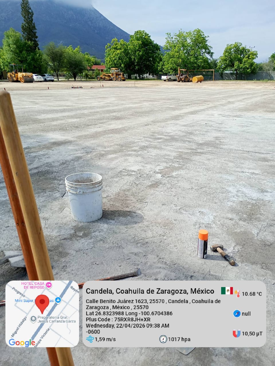 CONSTRUCCIÓN DE CANCHA FÚTBOL 5 EN PREDIO MUNICIPAL EN CANDELA