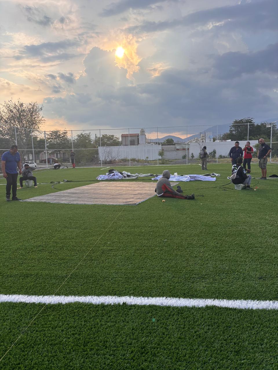 CONSTRUCCIÓN DE CANCHA FÚTBOL 5 EN LA RESERVA EN VILLA DE ÁLVAREZ