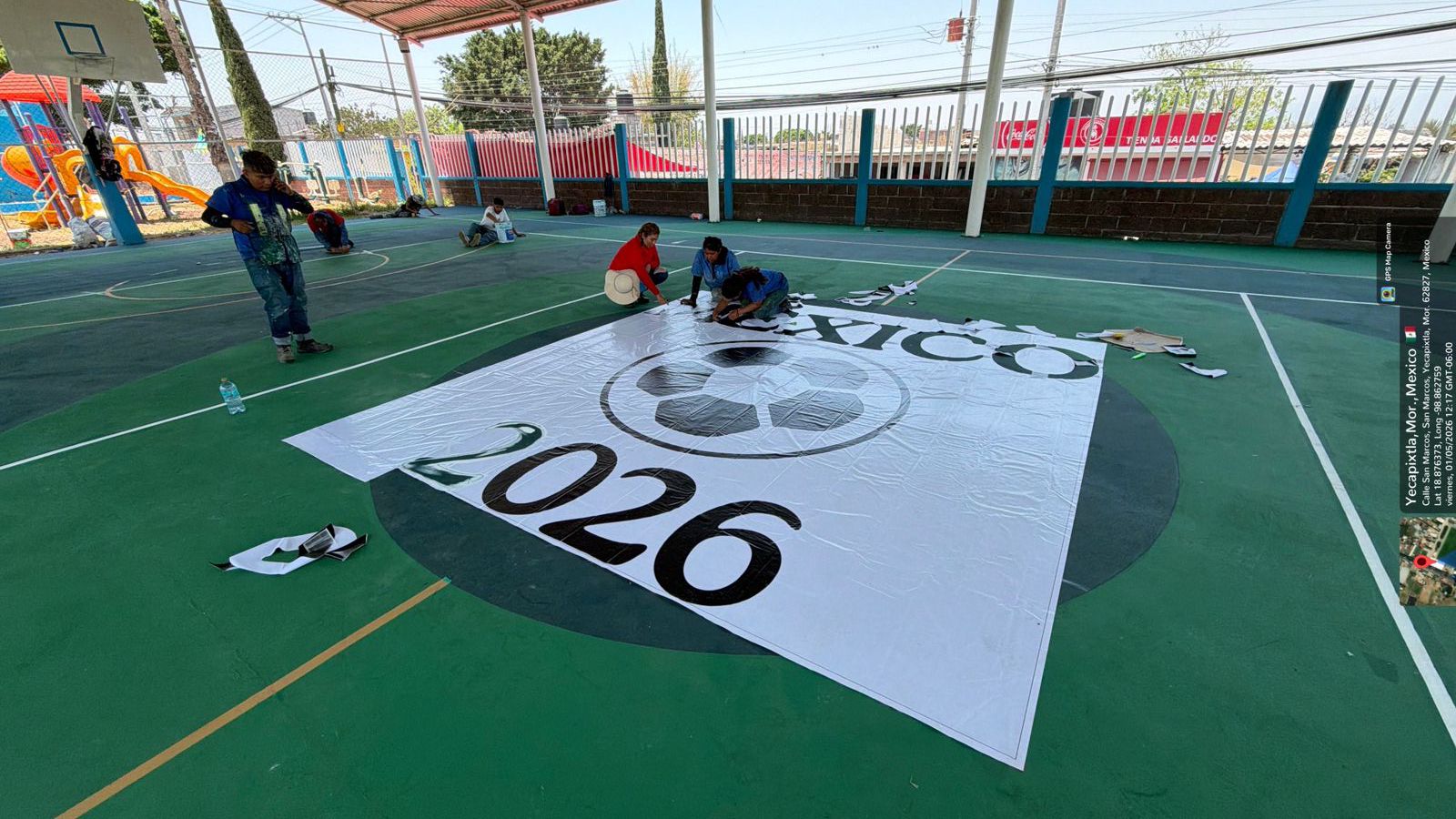 REHABILITACIÓN DE MULTICANCHA 1 EN TEXCALA EN YECAPIXTLA