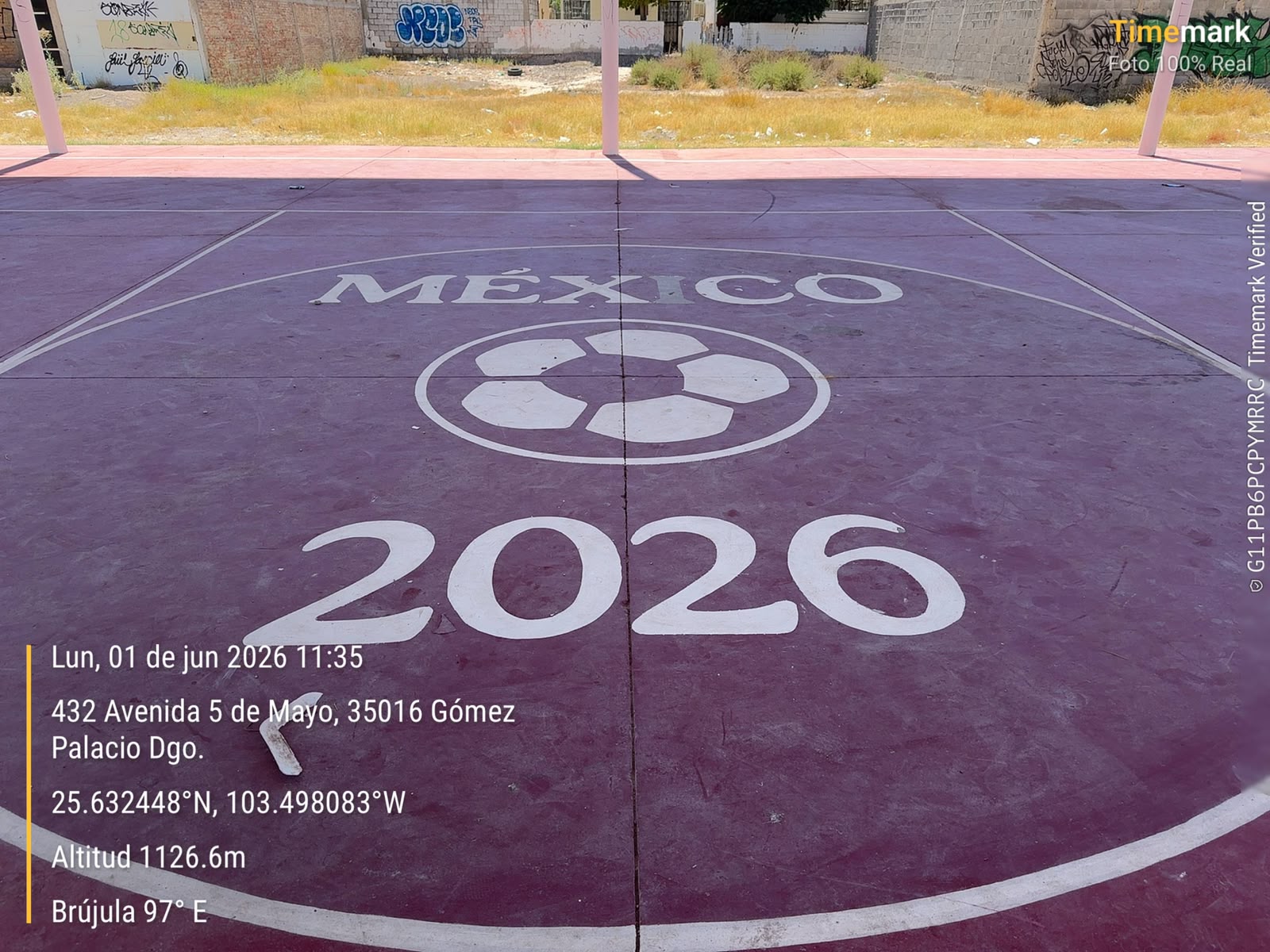REHABILITACIÓN DE MULTICANCHA EN COLONIA EL CENTENARIO EN GÓMEZ PALACIO