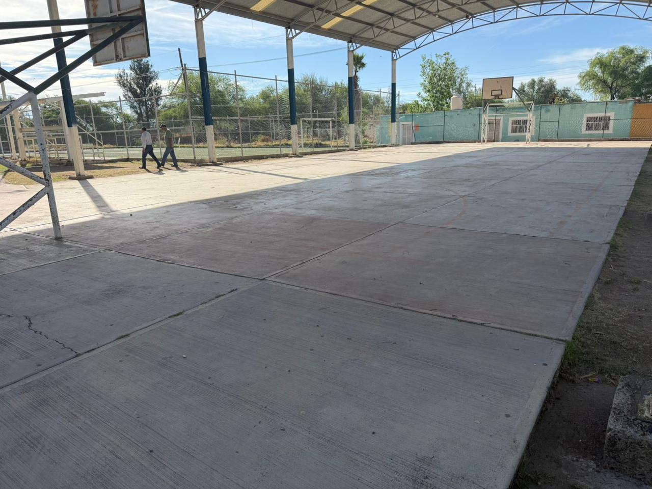 REHABILITACIÓN DE MULTICANCHA EN LOCALIDAD LOS ÁNGELES EN POANAS