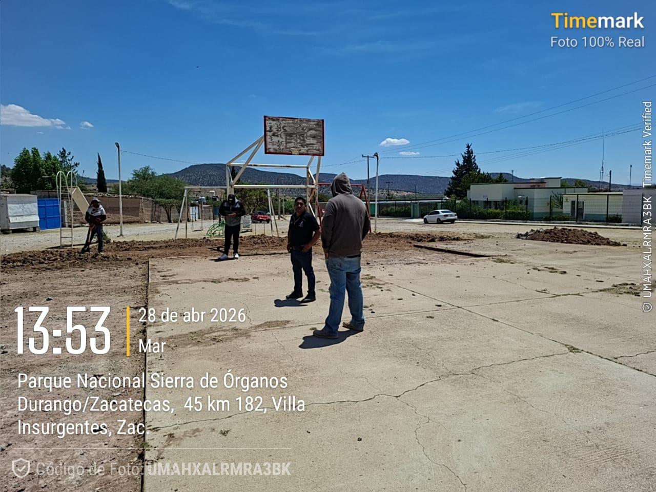 REHABILITACIÓN DE MULTICANCHA EN LOCALIDAD SAN JOSÉ DE LAS CORRIENTES EN VICENTE GUERRERO