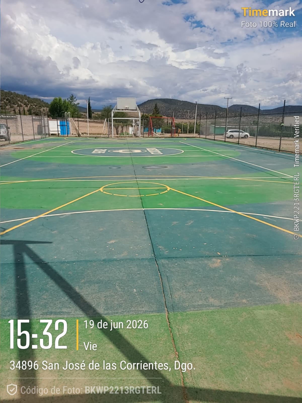REHABILITACIÓN DE MULTICANCHA EN LOCALIDAD SAN JOSÉ DE LAS CORRIENTES EN VICENTE GUERRERO