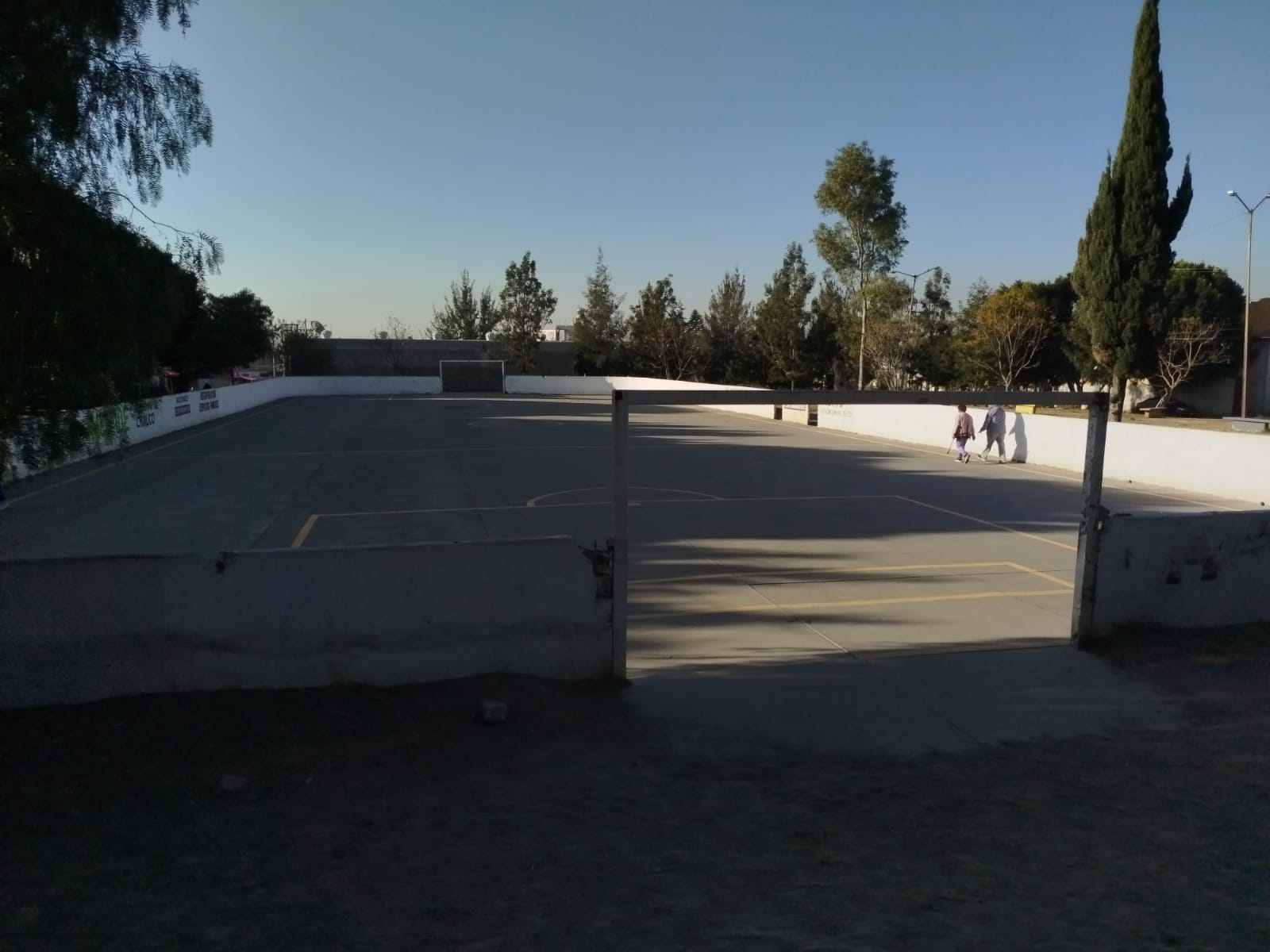CONSTRUCCIÓN DE CANCHA FÚTBOL 5 EN SAN MIGUEL JACALONES EN CHALCO