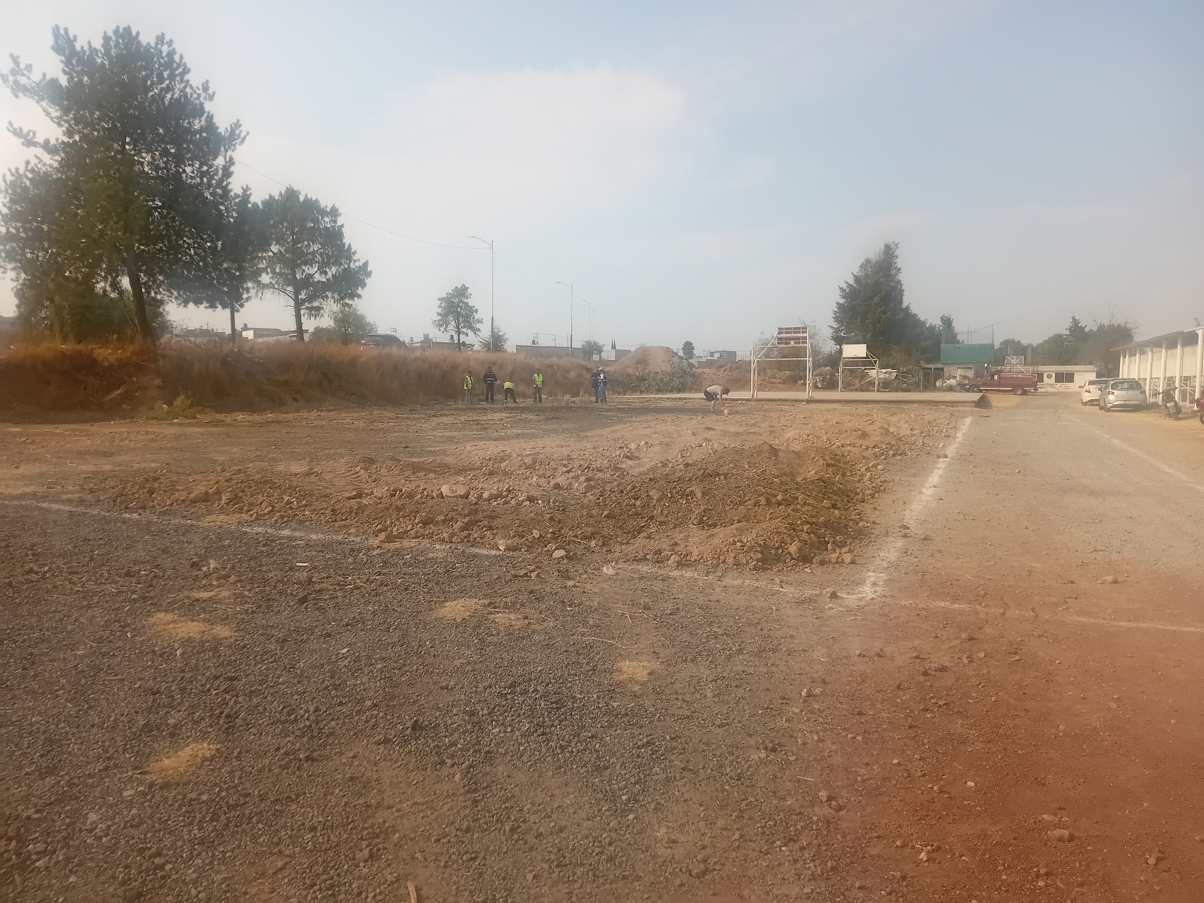 CONSTRUCCIÓN DE CANCHA FÚTBOL 7 EN PLAZA ESTADO DE MÉXICO EN CHIAUTLA