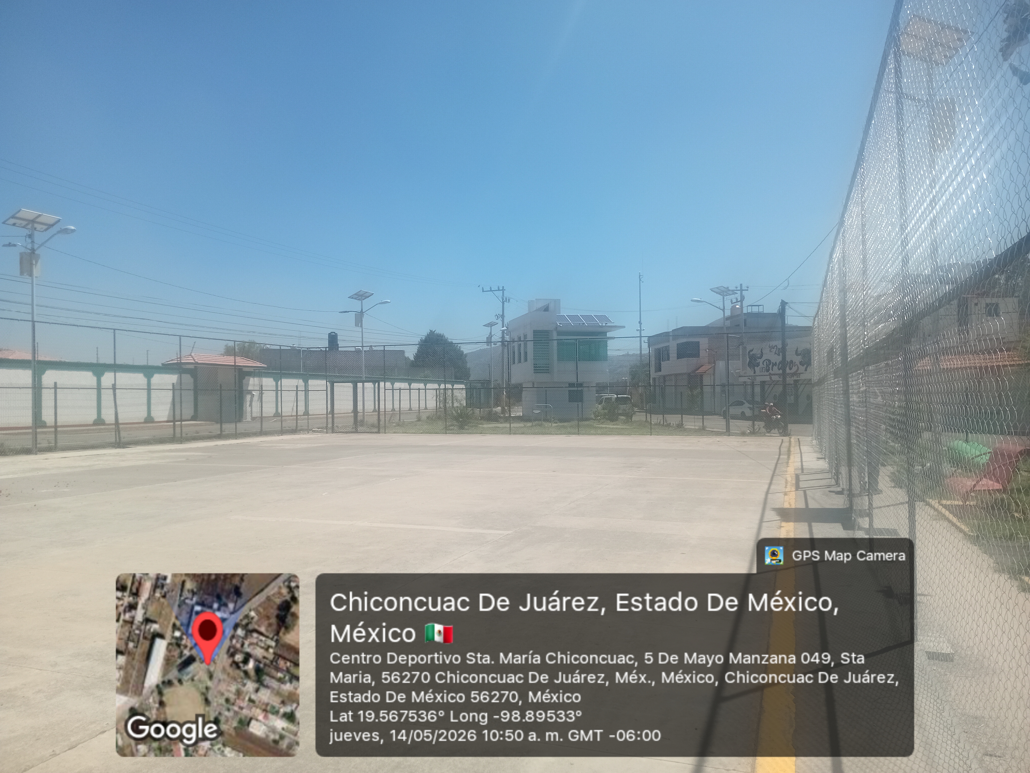 CONSTRUCCIÓN DE CANCHA FÚTBOL 5 EN SANTA MARÍA EN CHICONCUAC