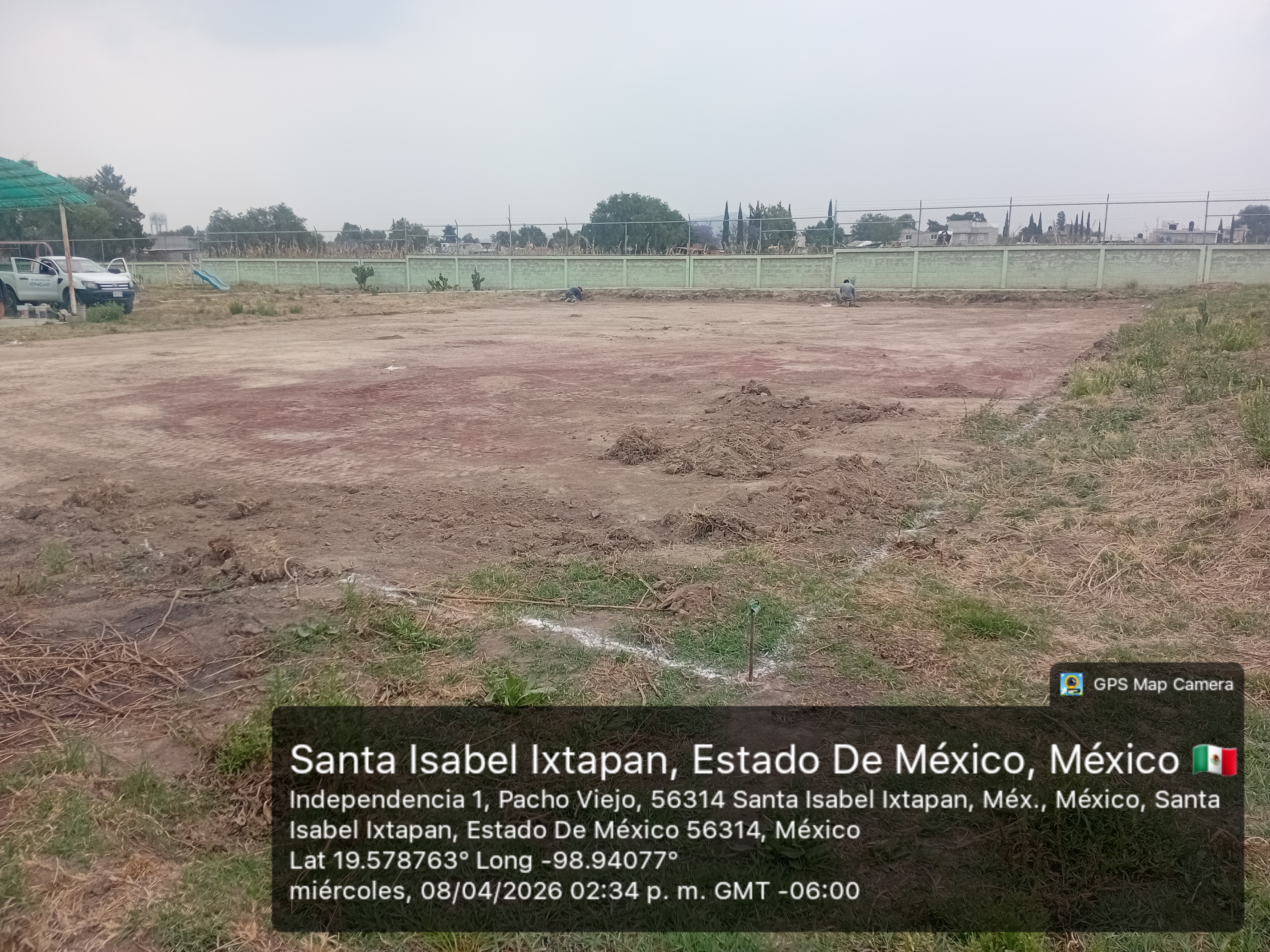 CONSTRUCCIÓN DE CANCHA FÚTBOL 5 EN DEPORTIVO SANTA ISABEL IXTAPAN EN ATENCO
