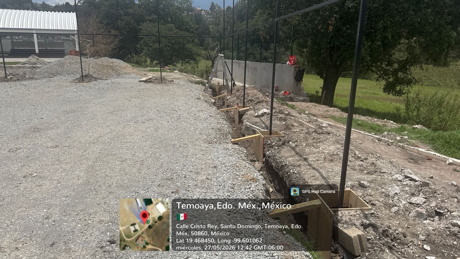 CONSTRUCCIÓN DE CANCHA FÚTBOL 5 EN UNIDAD DEPORTIVA MUNICIPAL TEMOAYA