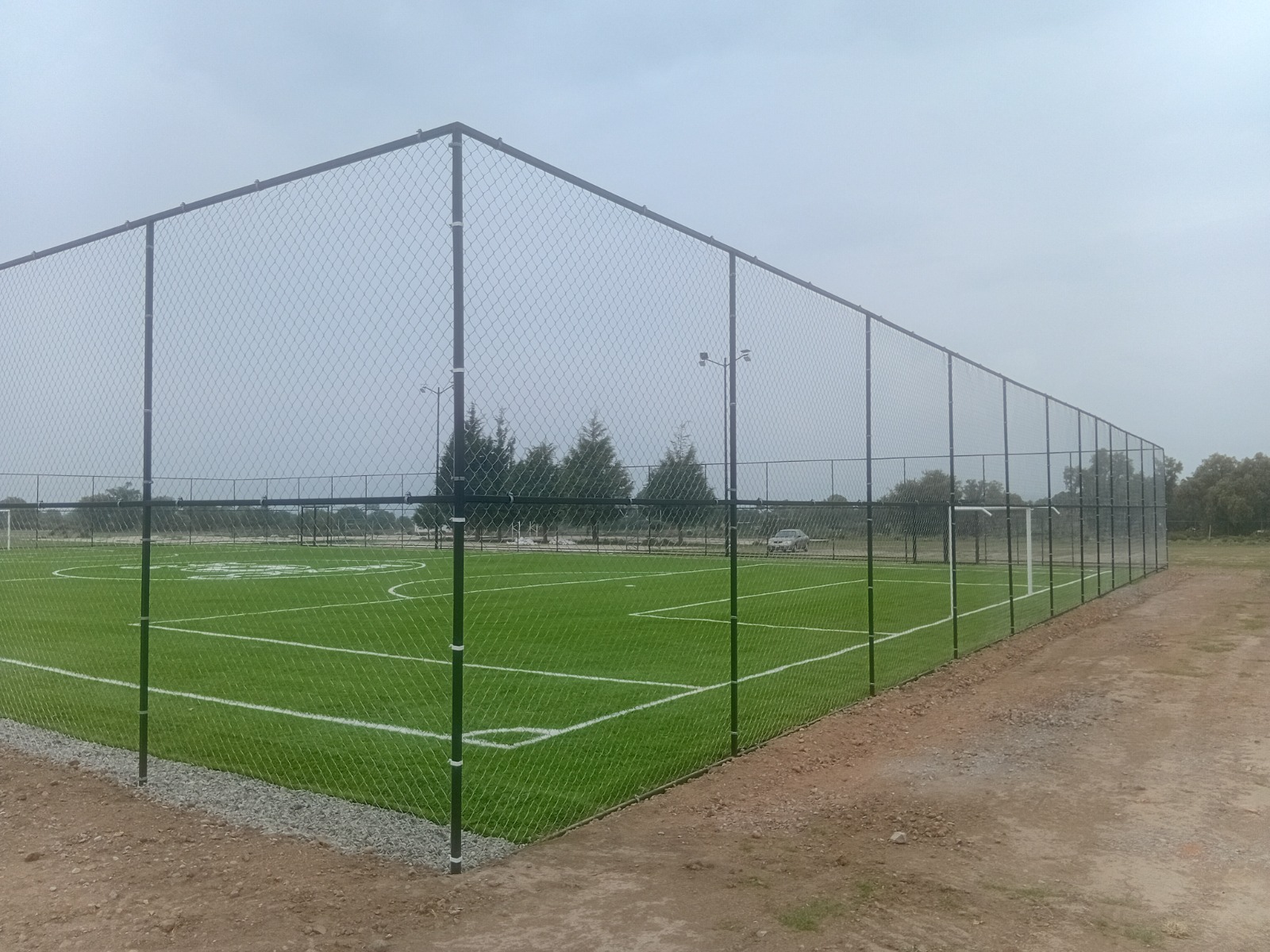 CONSTRUCCIÓN DE CANCHA FÚTBOL 7 EN RÍO BRAVO EN NOPALTEPEC