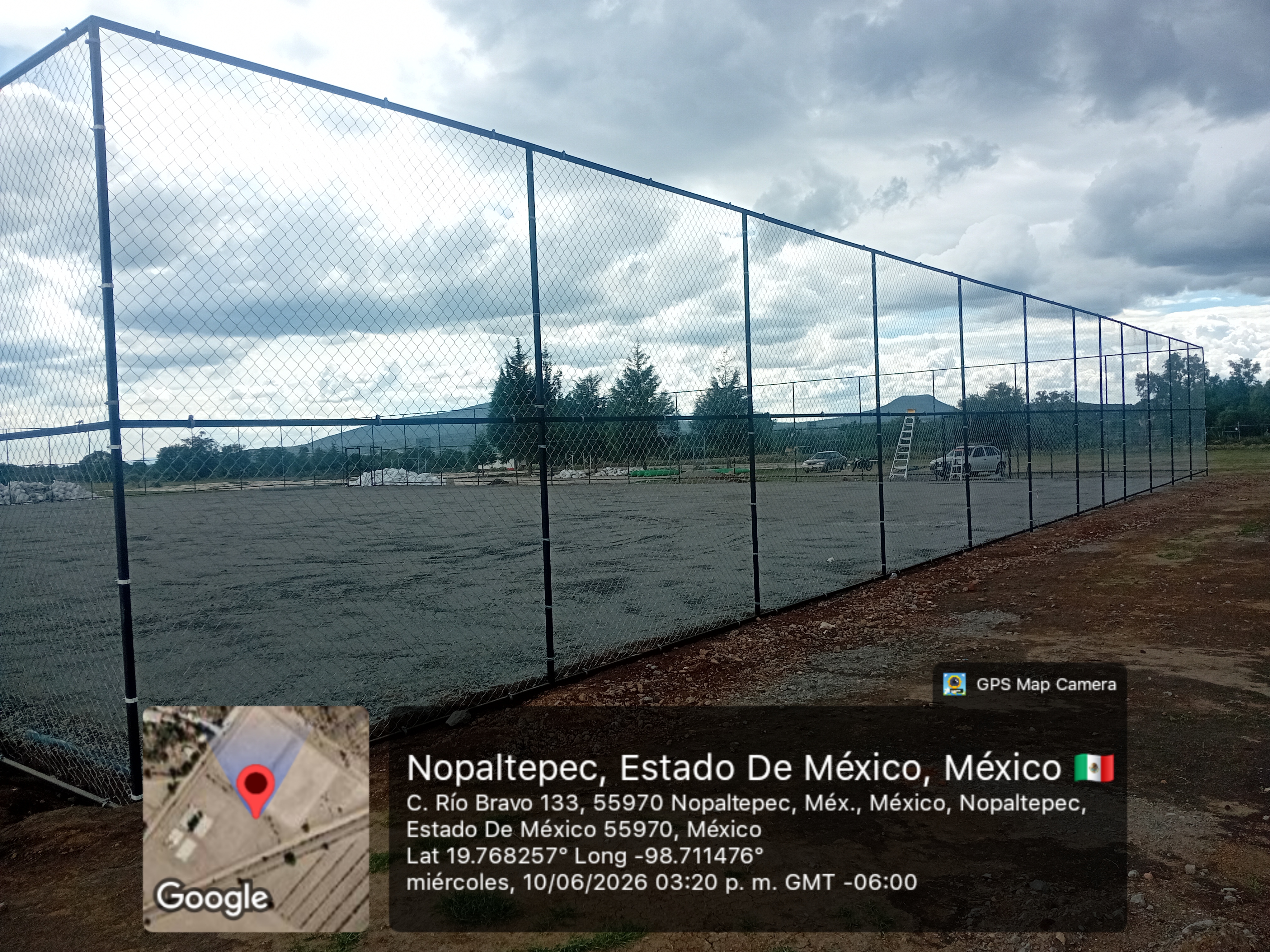 CONSTRUCCIÓN DE CANCHA FÚTBOL 7 EN RÍO BRAVO EN NOPALTEPEC