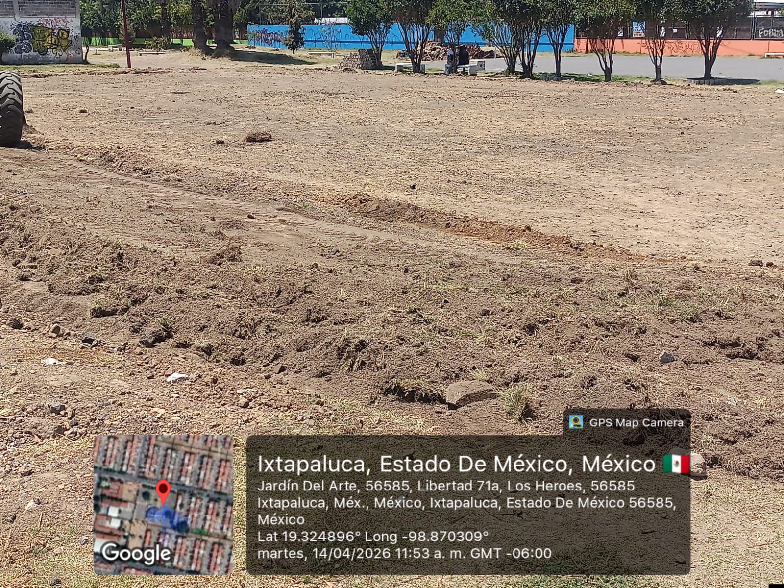 CONSTRUCCIÓN DE CANCHA FÚTBOL 7 EN JARDÍN DEL ARTE EN IXTAPALUCA