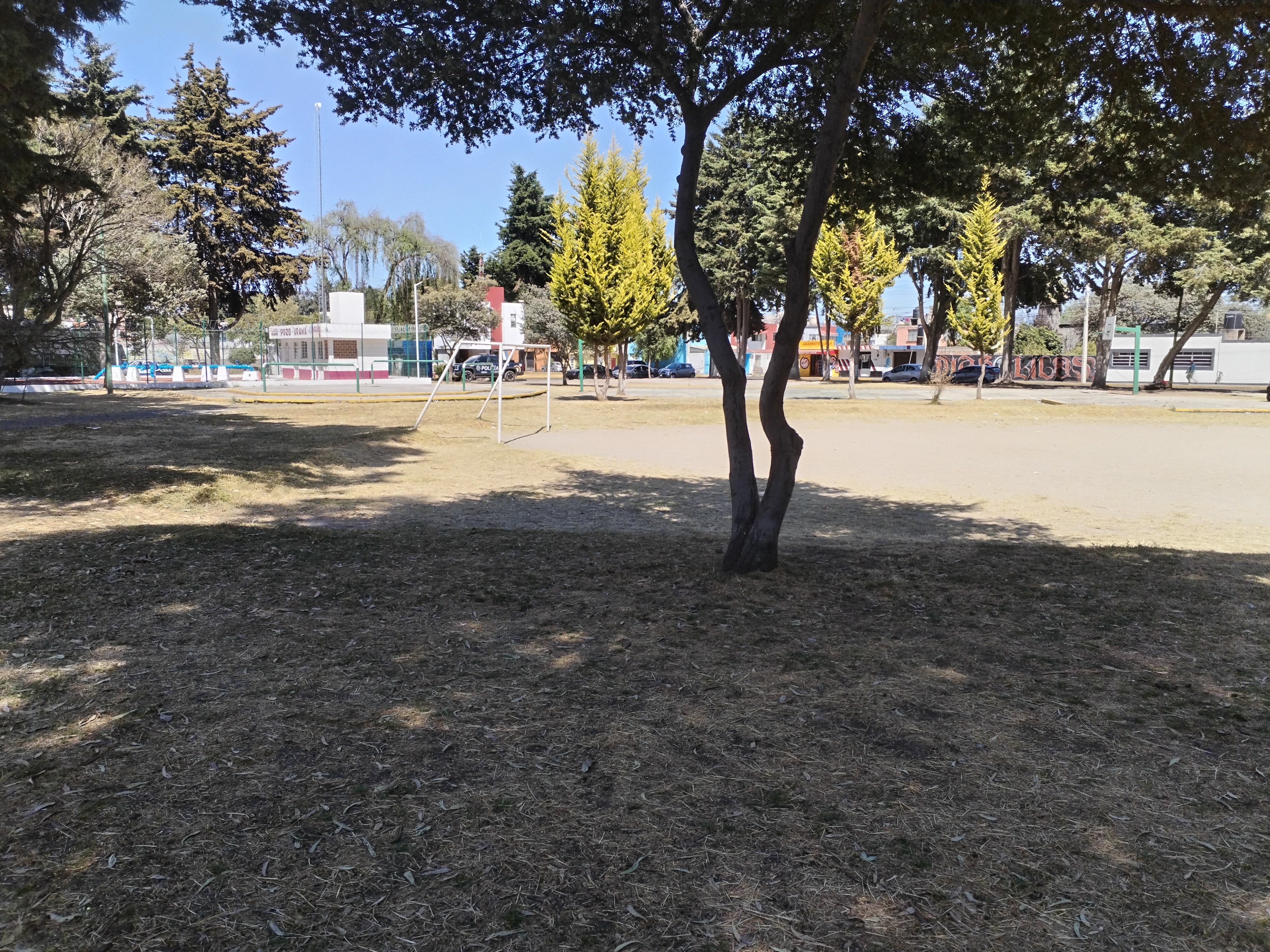 CONSTRUCCIÓN DE CANCHA FÚTBOL 7 EN PARQUE LAURA MENDEZ CUENCA EN TOLUCA
