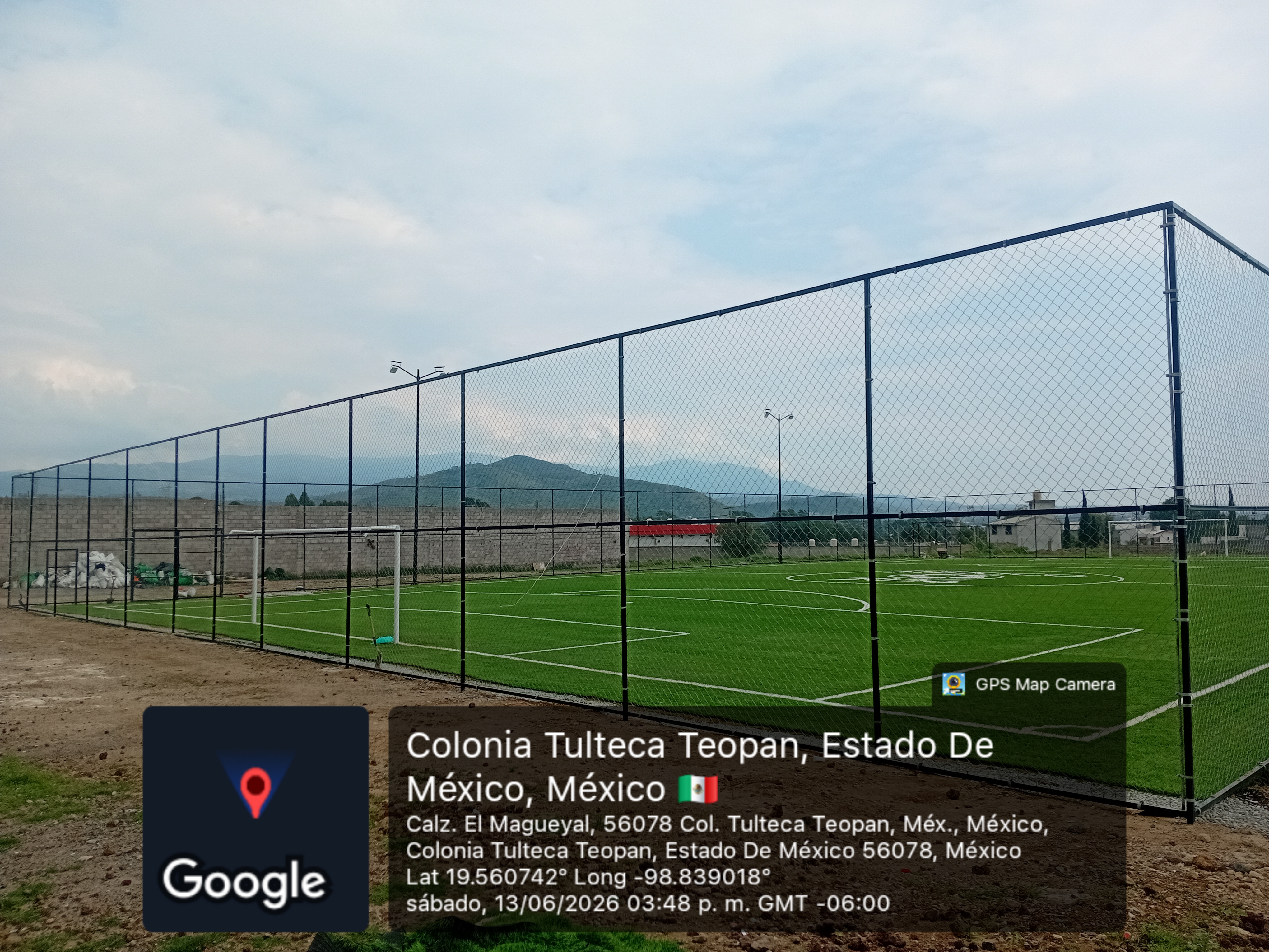 CONSTRUCCIÓN DE CANCHA FÚTBOL 7 EN TULTECA TEOPAN EN TEPETLAOXTOC