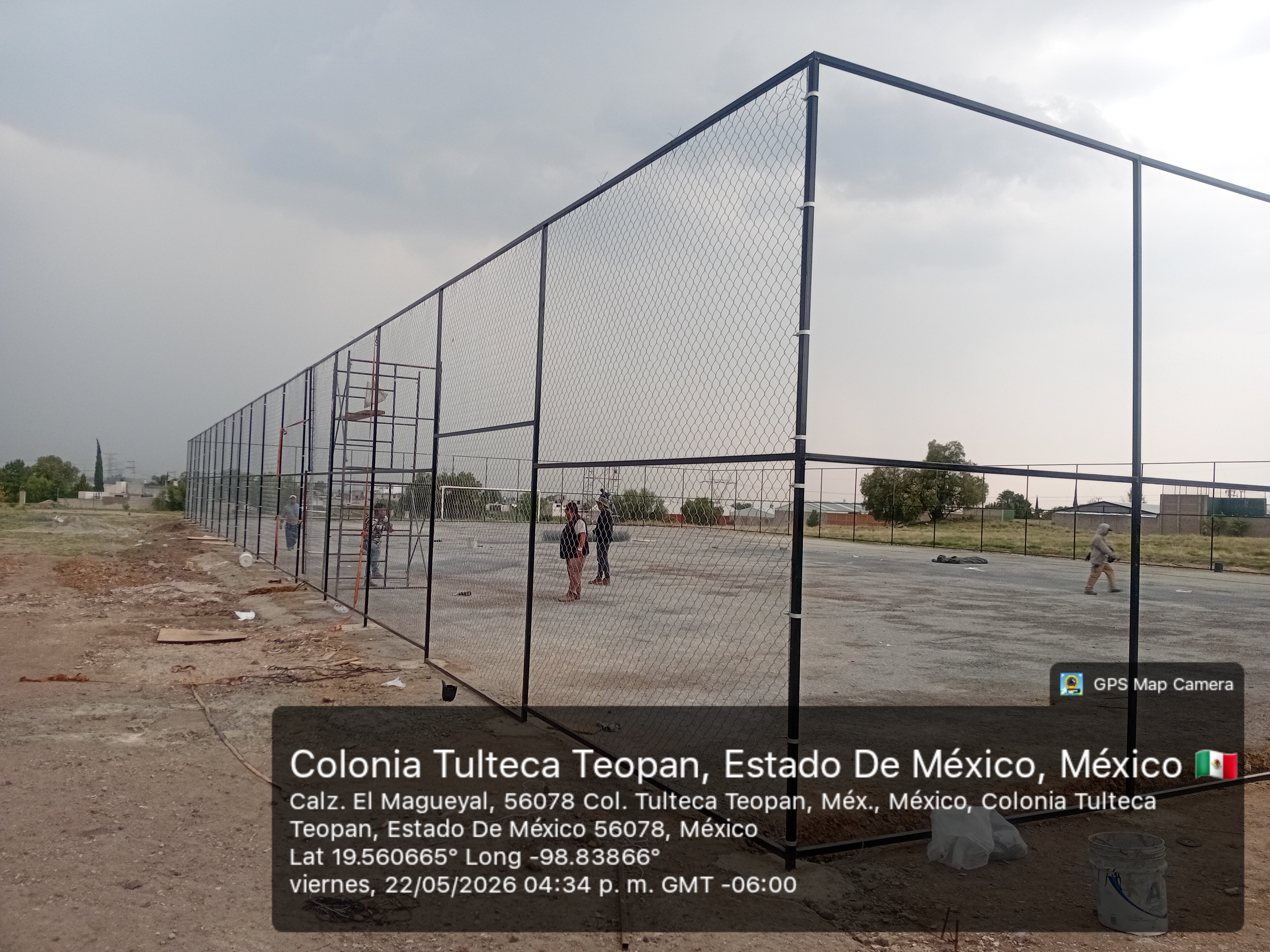 CONSTRUCCIÓN DE CANCHA FÚTBOL 7 EN TULTECA TEOPAN EN TEPETLAOXTOC