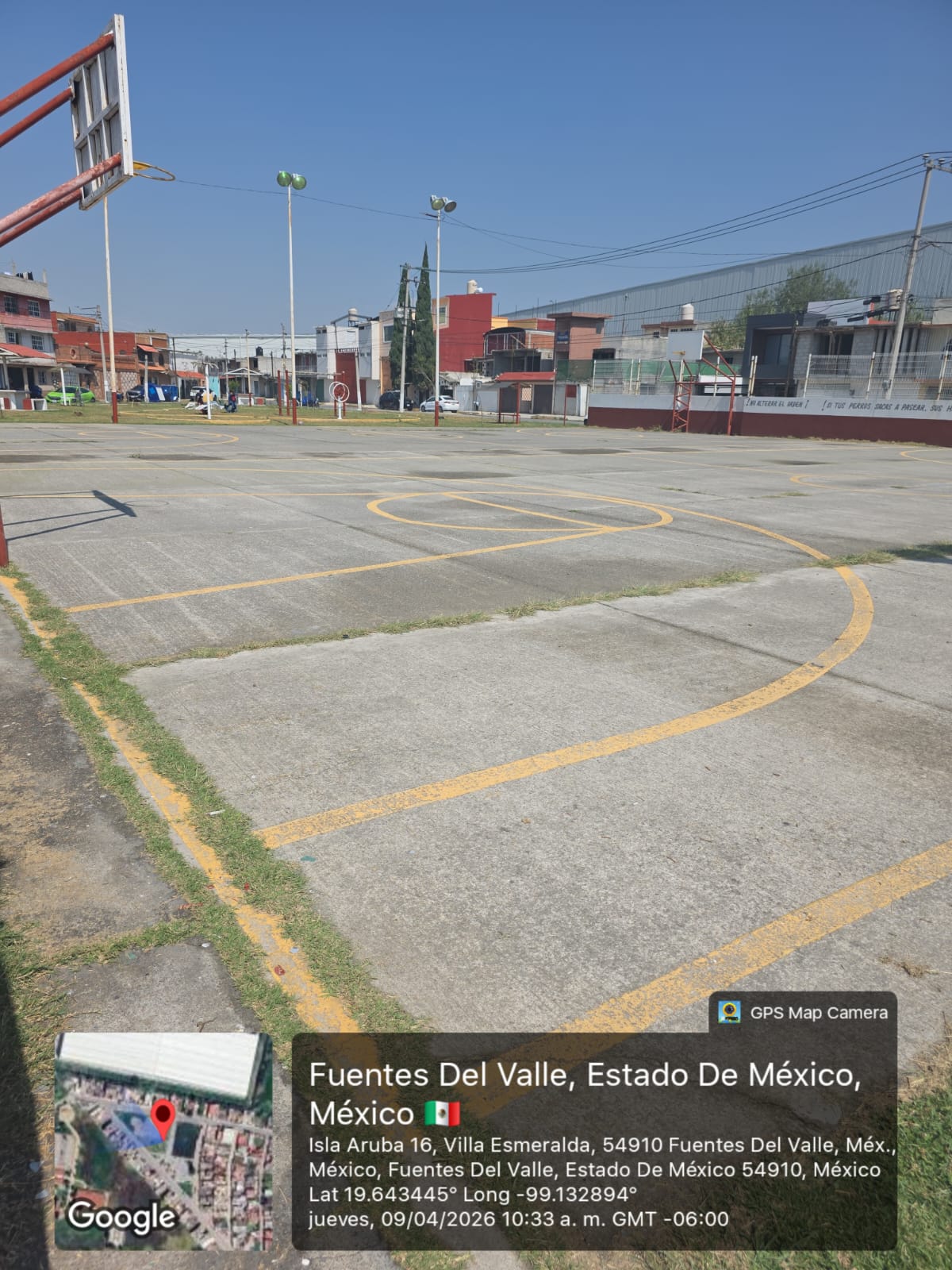 REHABILITACIÓN DE MULTICANCHA 1 EN VILLA ESMERALDA EN TULTITLÁN