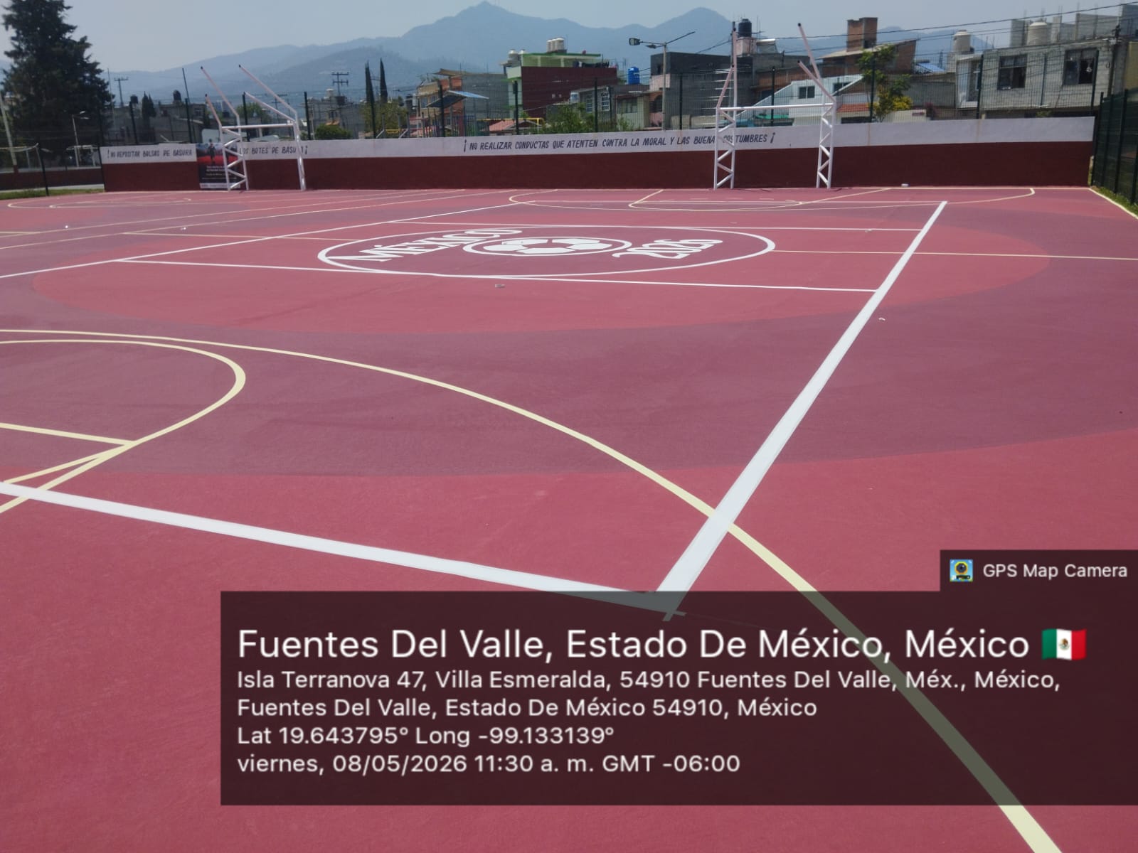 REHABILITACIÓN DE MULTICANCHA 2 EN VILLA ESMERALDA EN TULTITLÁN