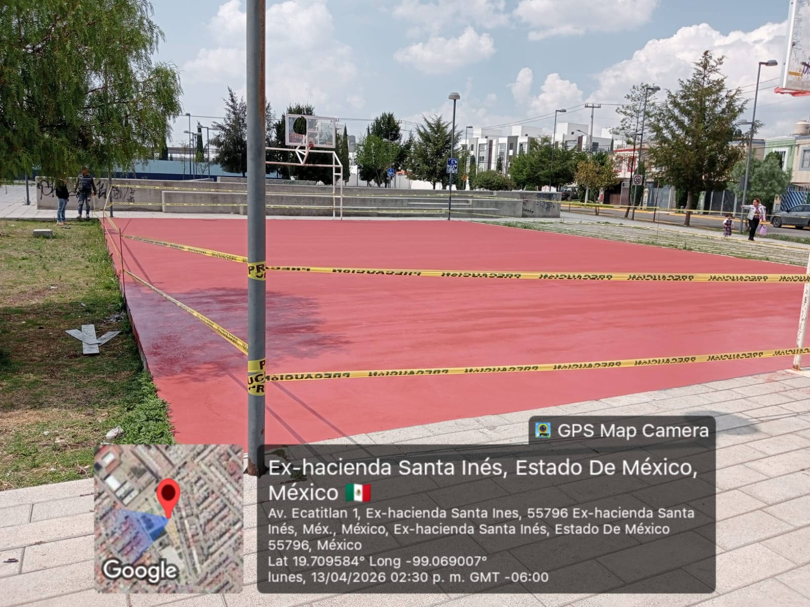 REHABILITACIÓN DE MULTICANCHA EN EX-HACIENDA SANTA INÉS EN NEXTLALPAN