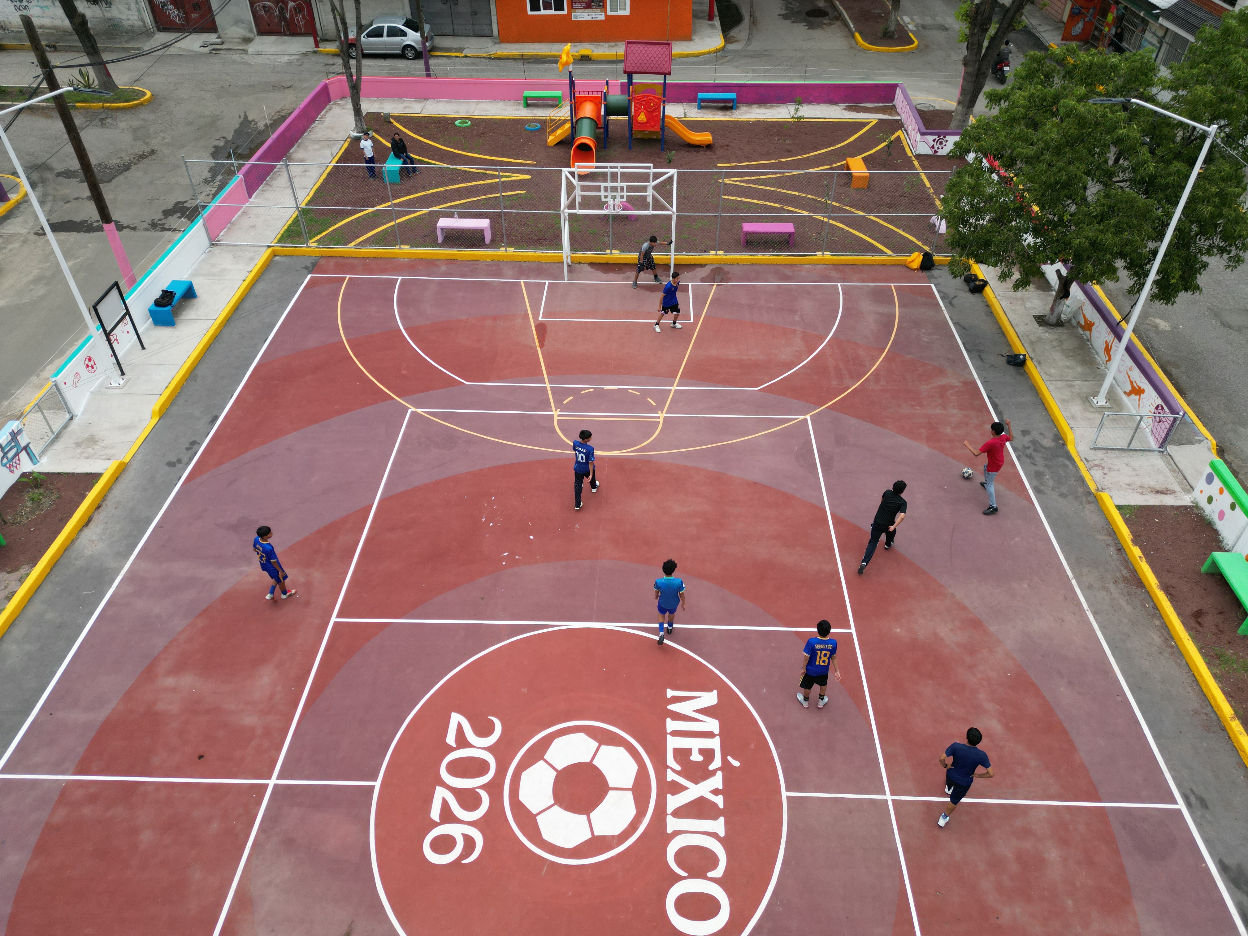 REHABILITACIÓN DE MULTICANCHA 2 EN JARDINES DE MORELOS
