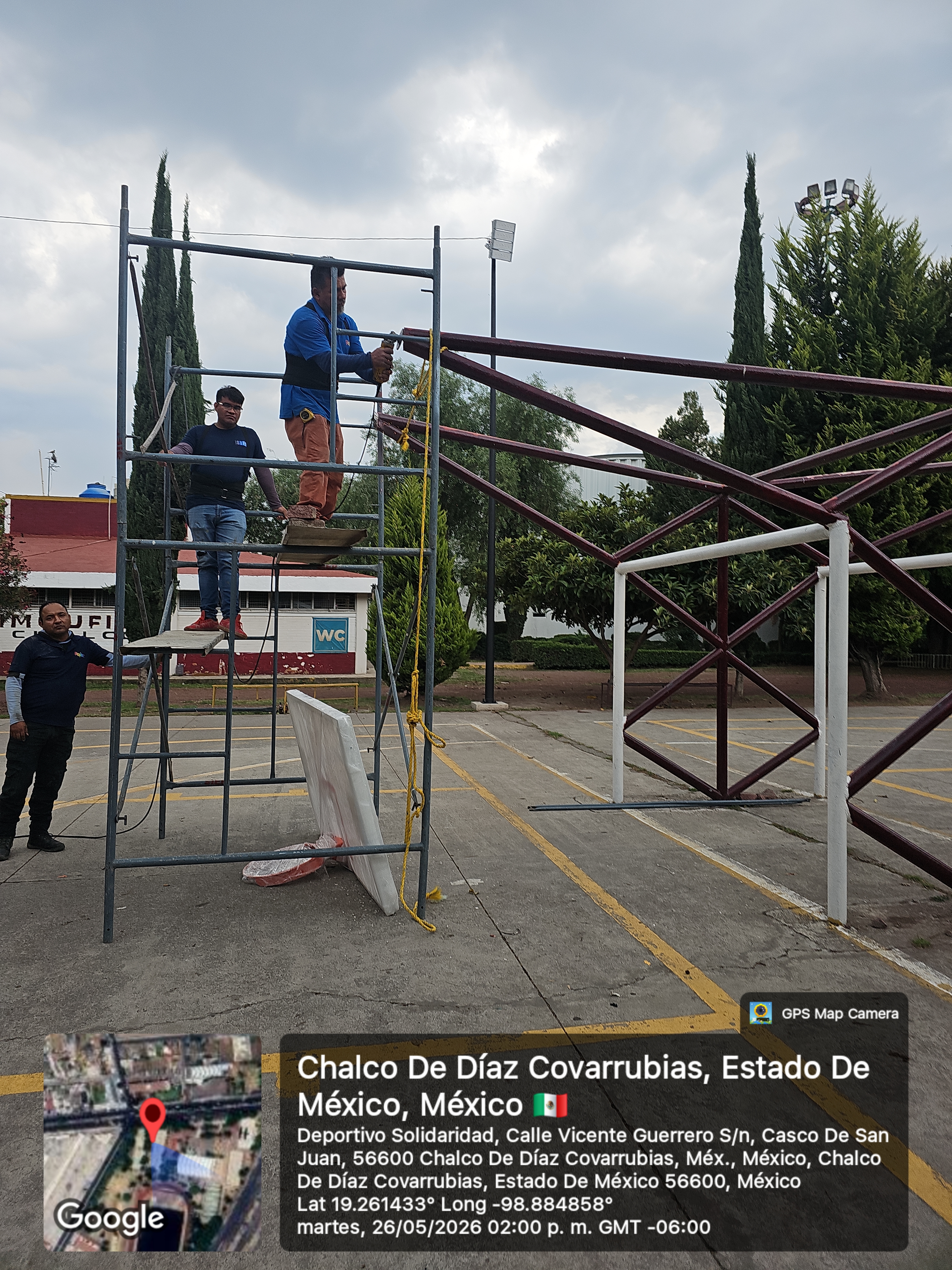 REHABILITACIÓN DE MULTICANCHA EN DEPORTIVO SOLIDARIDAD EN CHALCO