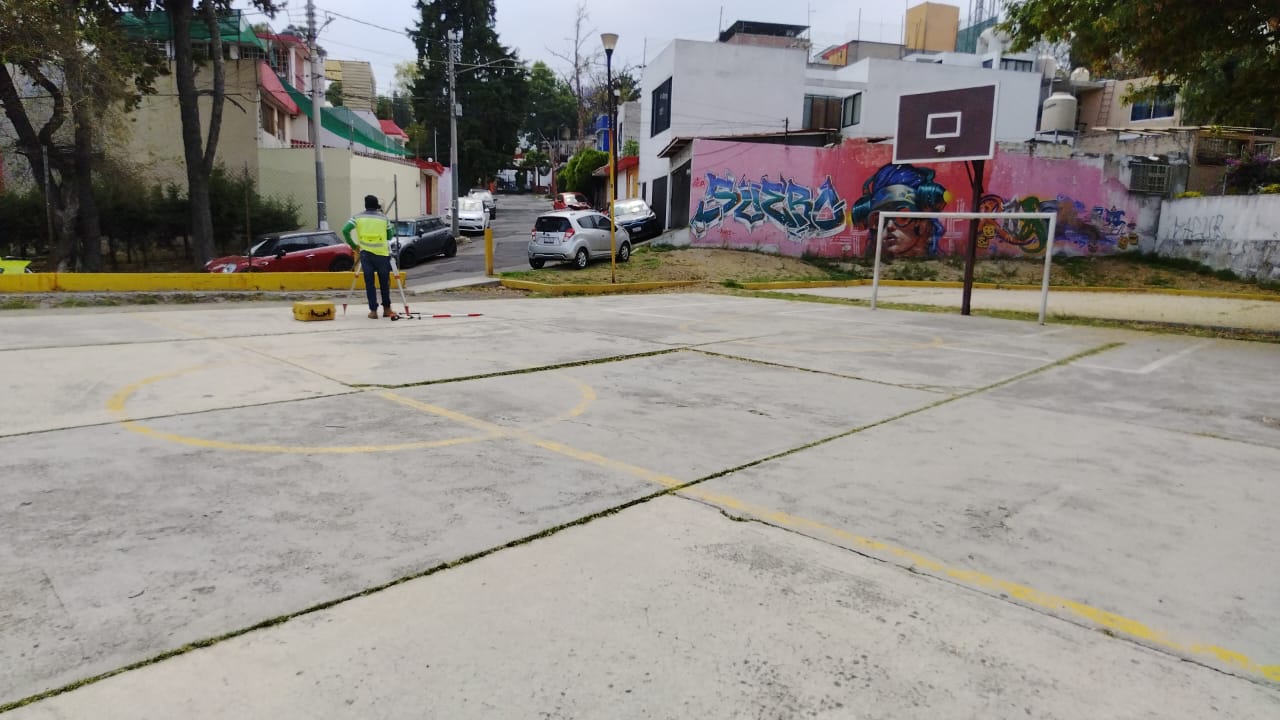 REHABILITACIÓN DE MULTICANCHA EN CANCHAS LA ORQUIDEA EN NAUCALPAN