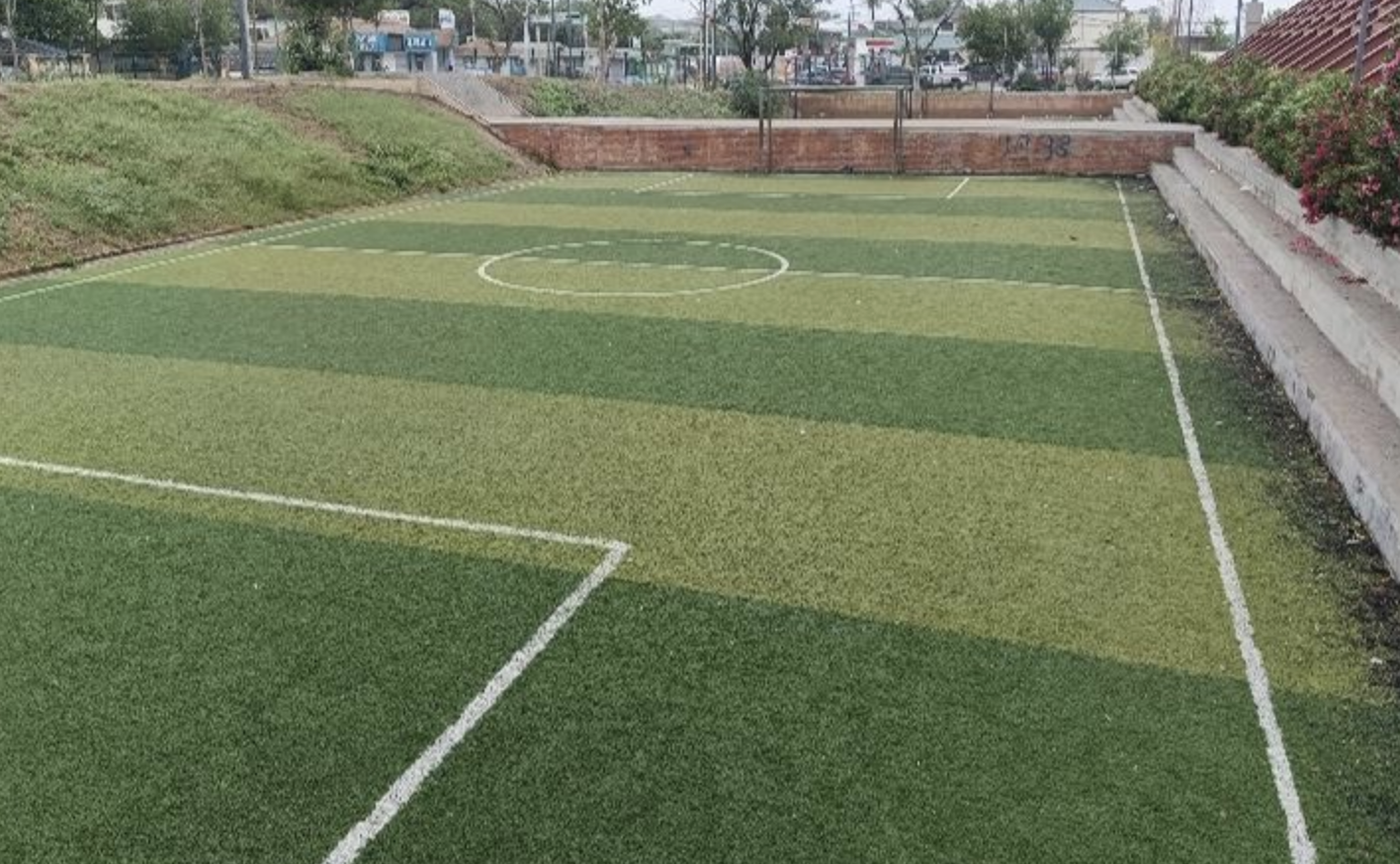 REHABILITACIÓN DE CANCHA FÚTBOL 5 EN POLIDEPORTIVO SOLIDARIDAD EN ACUÑA 2