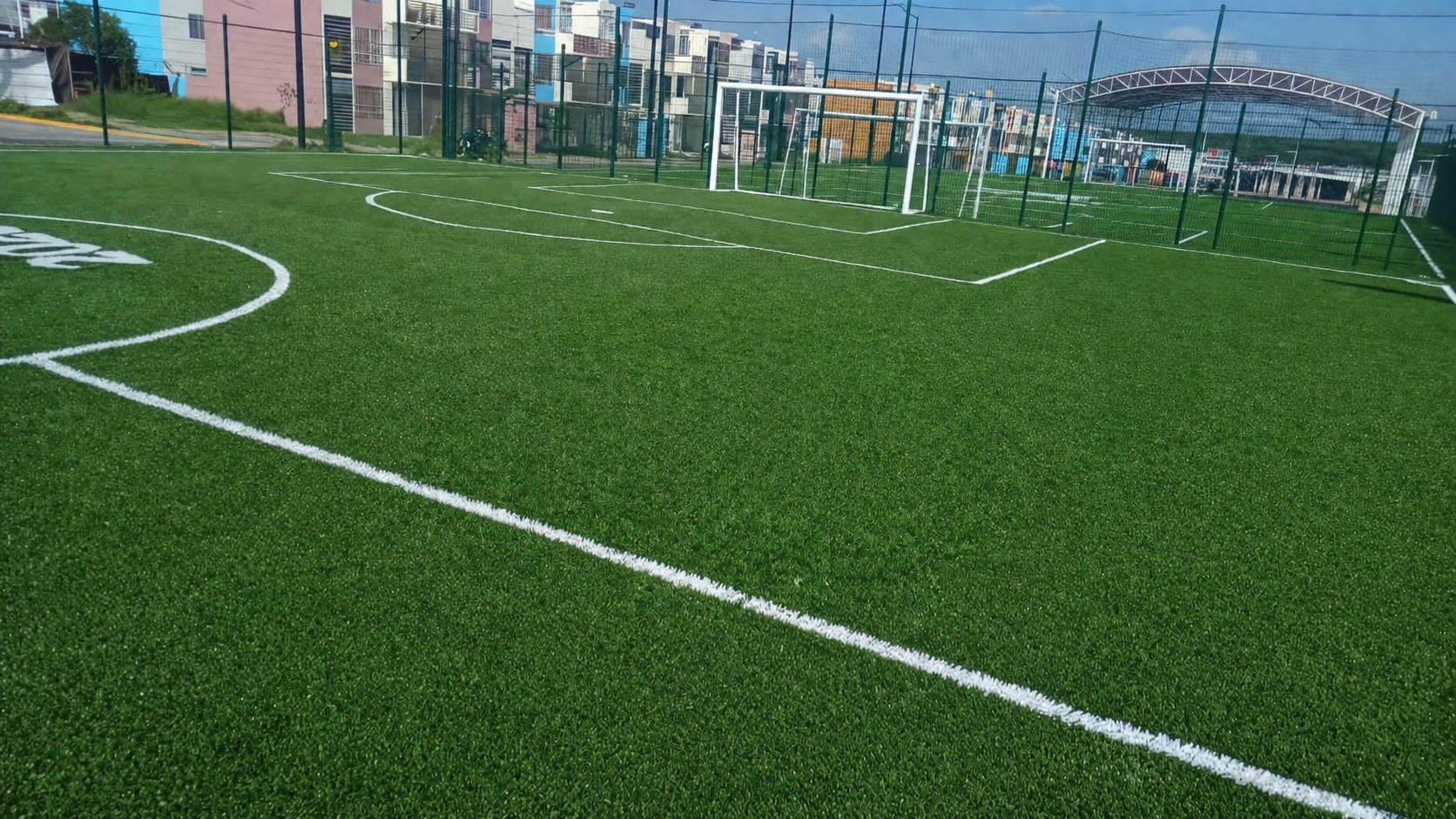 CONSTRUCCIÓN DE CANCHA DE FÚTBOL 5 EN PARQUE DEPORTIVO EN EL FRACCIONAMIENTO BRISAS DEL CAMPESTRE 2 