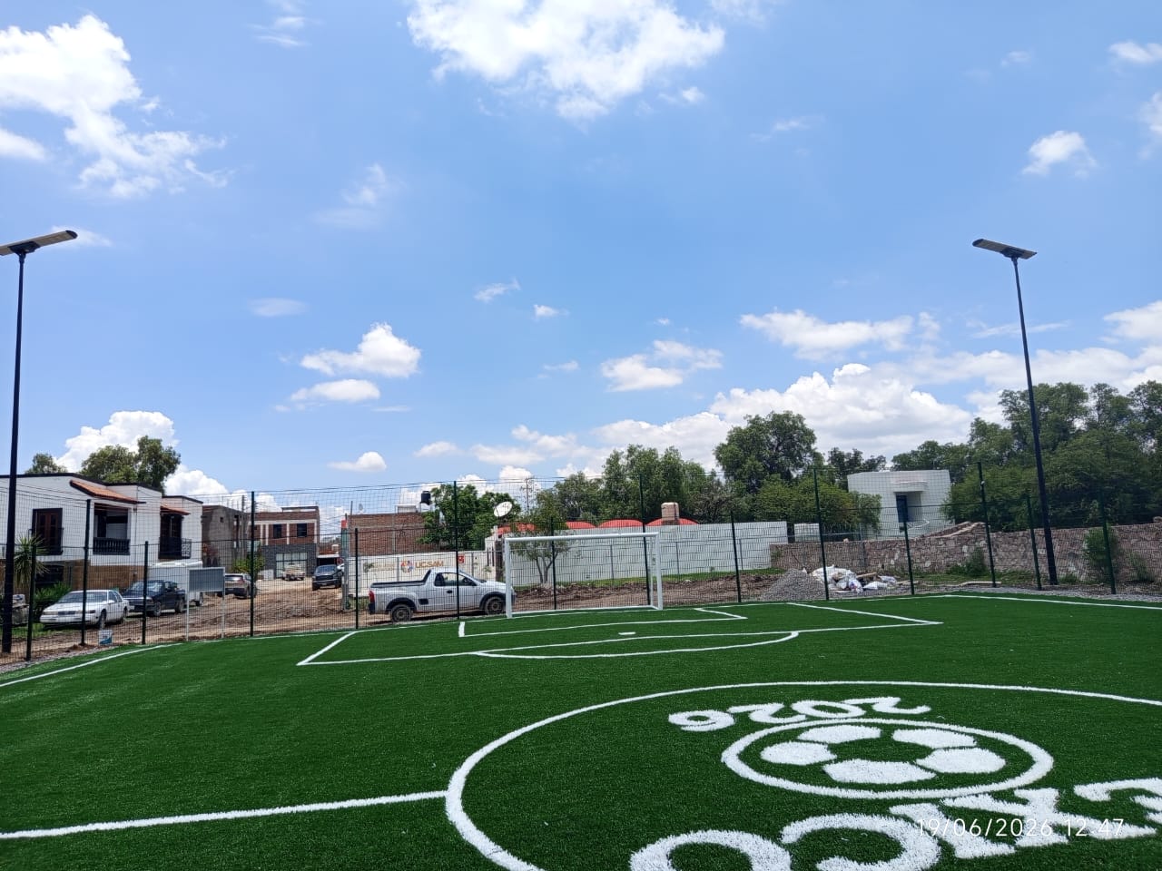 CONSTRUCCIÓN DE CANCHA DE FÚTBOL 5 EL CAPULIN EN SAN JOSÉ ITURBIDE