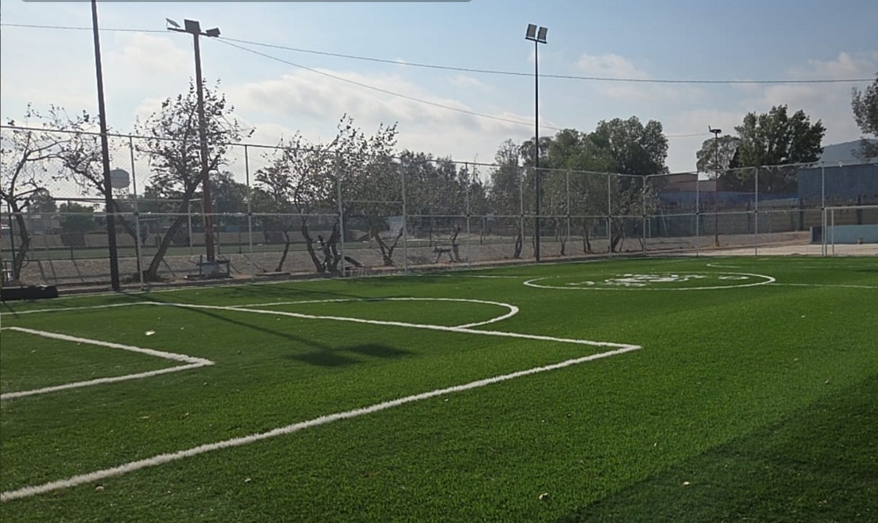 CONSTRUCCIÓN DE CANCHA DE FÚTBOL 5 EN UNIDAD DEPORTIVA SAN LUIS EN SAN LUIS DE LA PAZ
