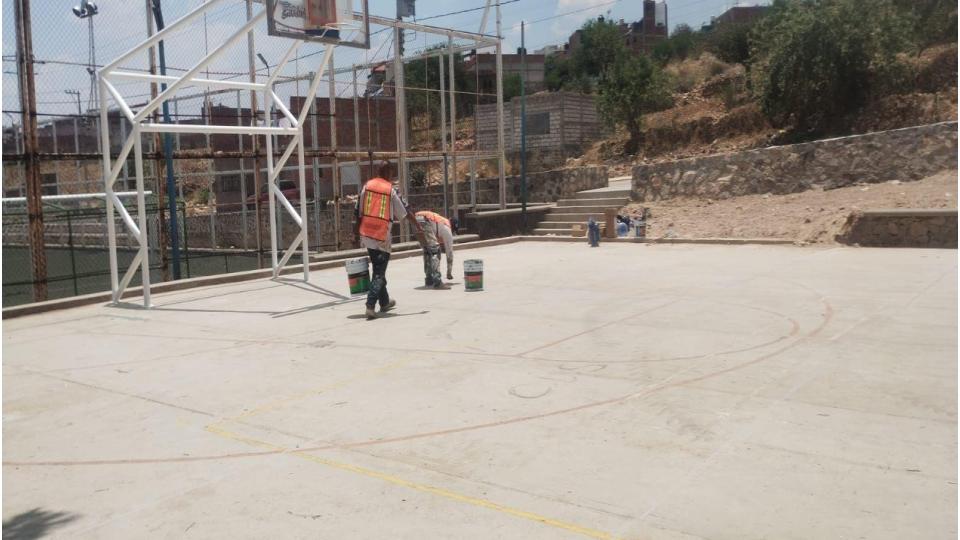 REHABILITACIÓN DE MULTICANCHA EN CENTRO RECREATIVO DEL TALENTO EN PÉNJAMO