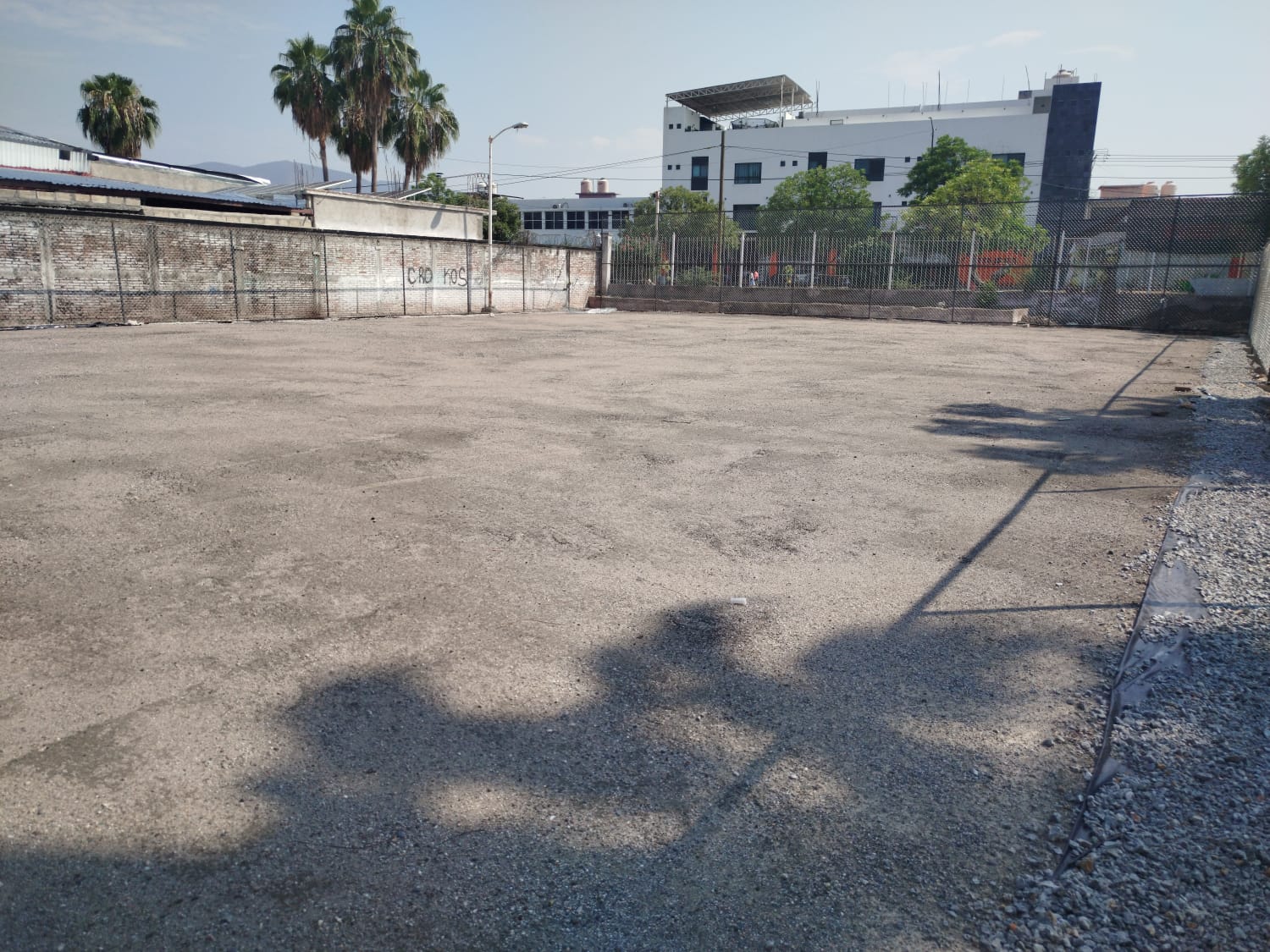 CONSTRUCCIÓN DE CANCHA FÚTBOL 5 EN CANCHAS DE AREA VERDE MÁRTIRES DEL S.N.T.E. EN IGUALA DE INDEPENDENCIA