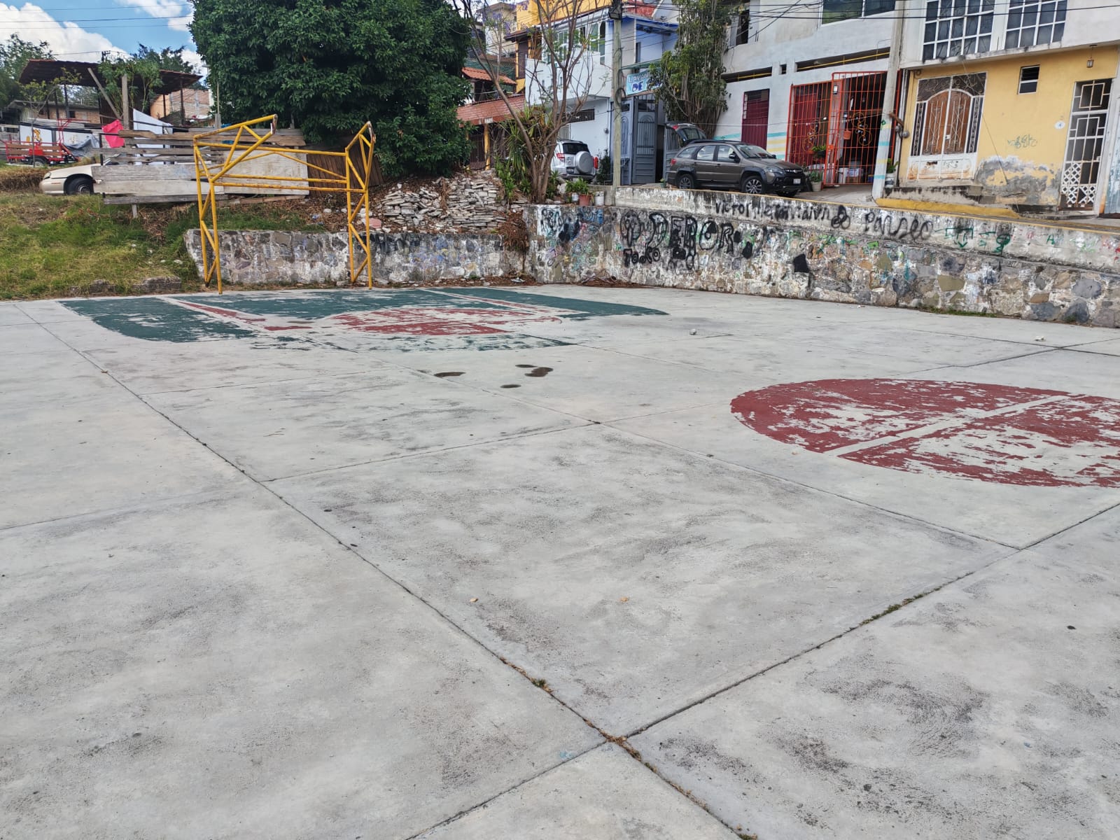 REHABILITACIÓN DE MULTICANCHA EN COLONIA RUBÉN MORA EN CHILPANCINGO DE LOS BRAVO GUERRERO