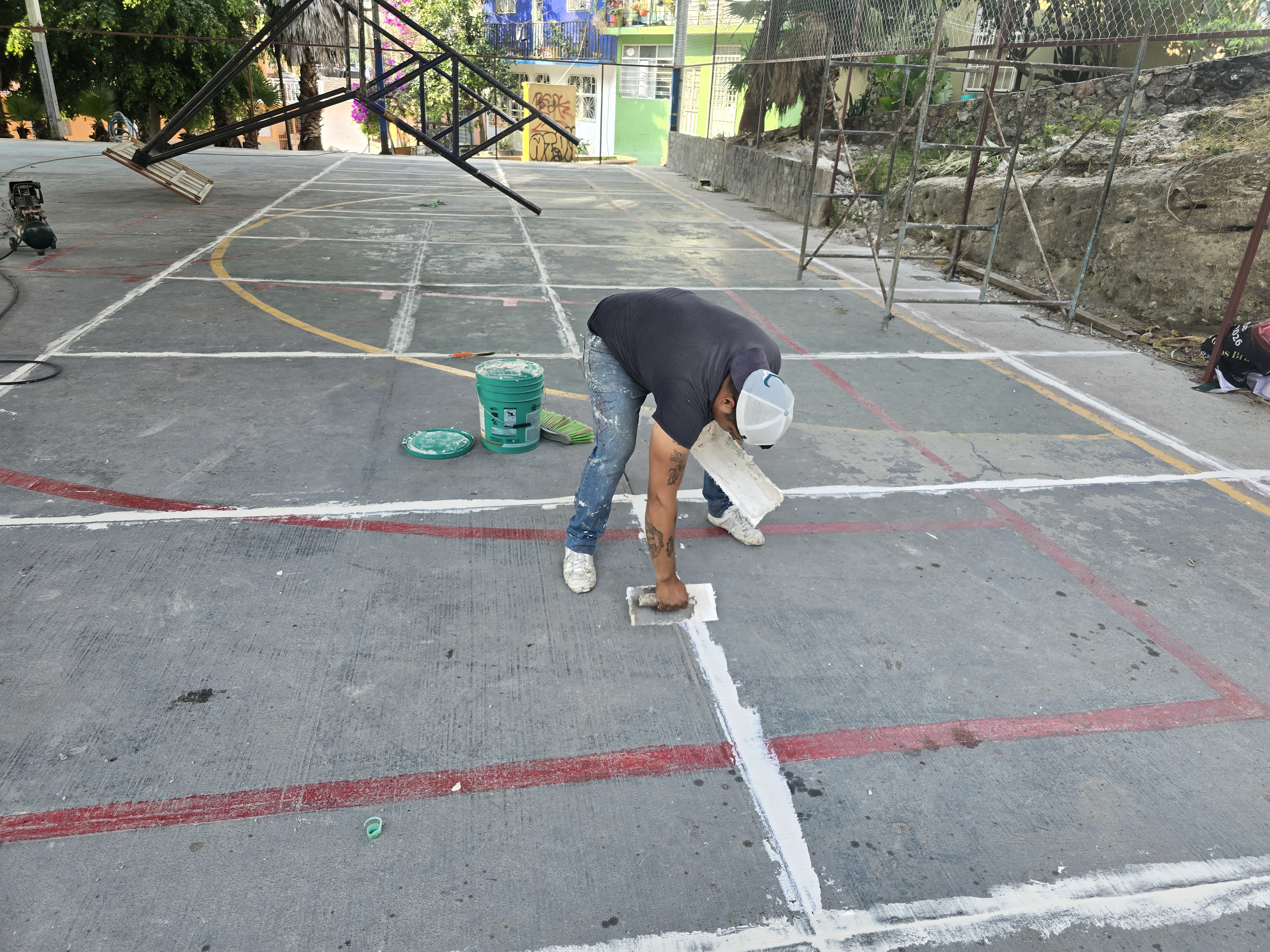 REHABILITACIÓN DE MULTICANCHA EN CHILPANCINGO DE LOS BRAVO