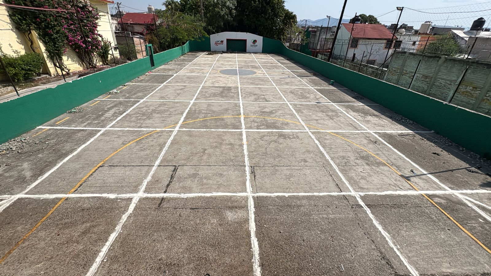 REHABILITACIÓN DE CANCHA FÚTBOL 7 EN COLONIA FOVISSSTE EN IGUALA DE LA INDEPENDENCIA