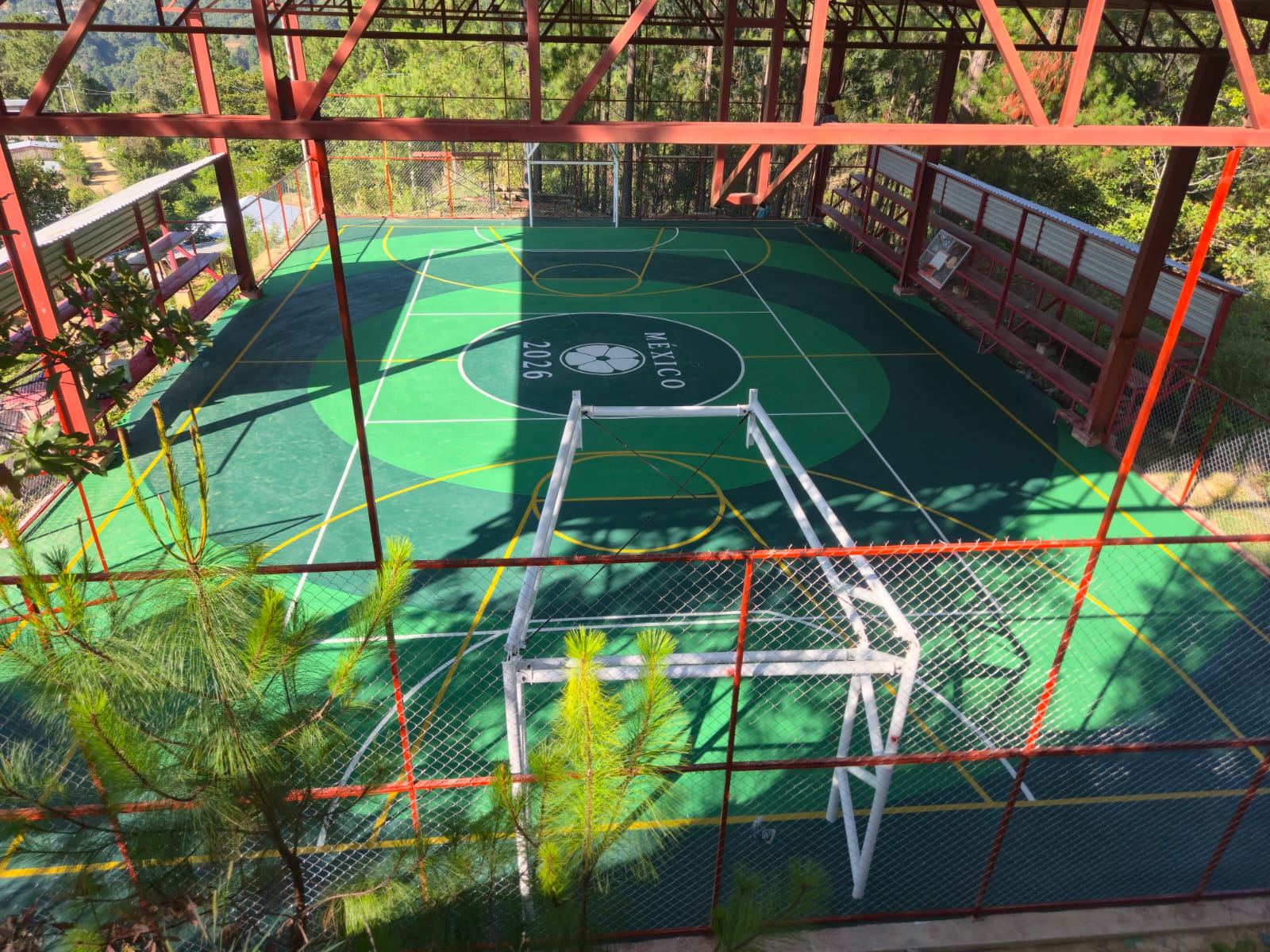 REHABILITACIÓN DE MULTICANCHA EN MALINALTEPEC GUERRERO