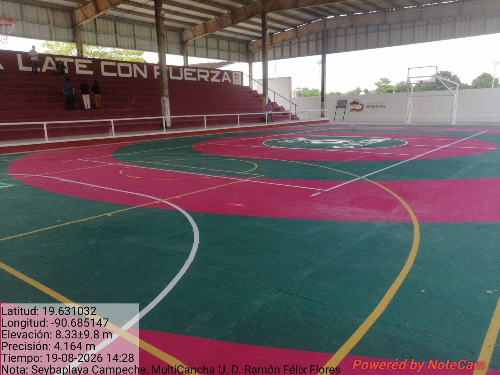 REHABILITACIÓN DE MULTICANCHA EN LA UNIDAD DEPORTIVA RAMÓN FÉLIX FLORES EN SEYBAPLAYA