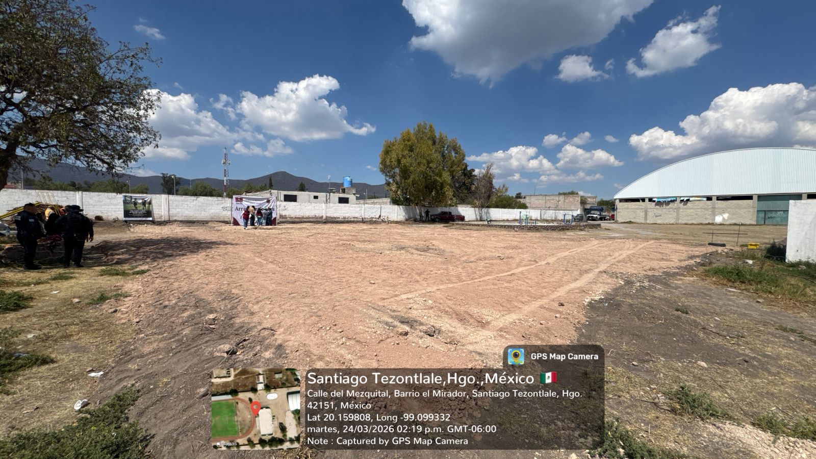 CONSTRUCCIÓN DE CANCHA FÚTBOL 5 EN UNIDAD DEPORTIVA SANTIAGO TEZONTLALE EN AJACUBA