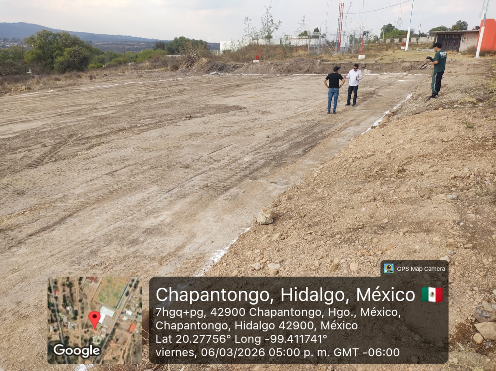 CONSTRUCCIÓN DE CANCHA FÚTBOL 5 EN SAN ANTONIO EN CHAPANTONGO
