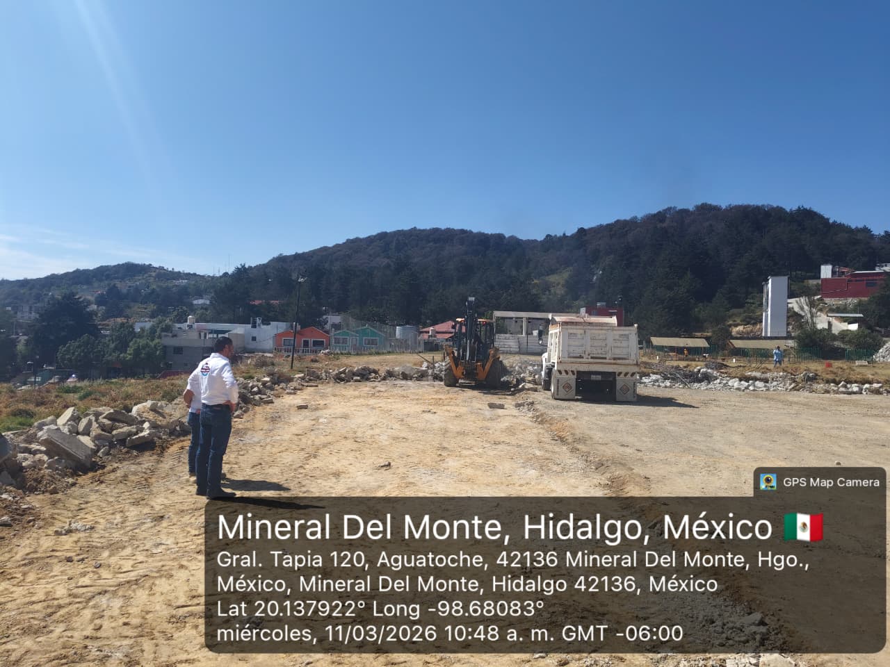 CONSTRUCCIÓN DE CANCHA FÚTBOL 5 EN DOLORES EN MINERAL DEL MONTE