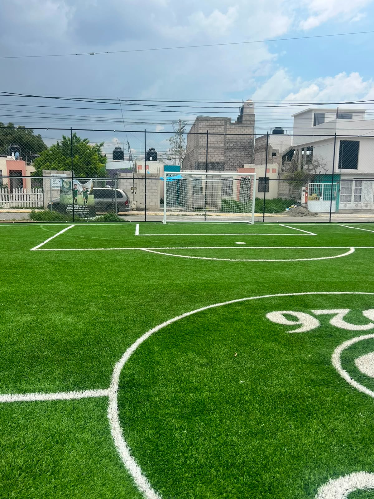 CONSTRUCCIÓN DE CANCHA FÚTBOL 5 EN PARQUE RINCONADA DE LOS ÁNGELES EN MINERAL DE LA REFORMA