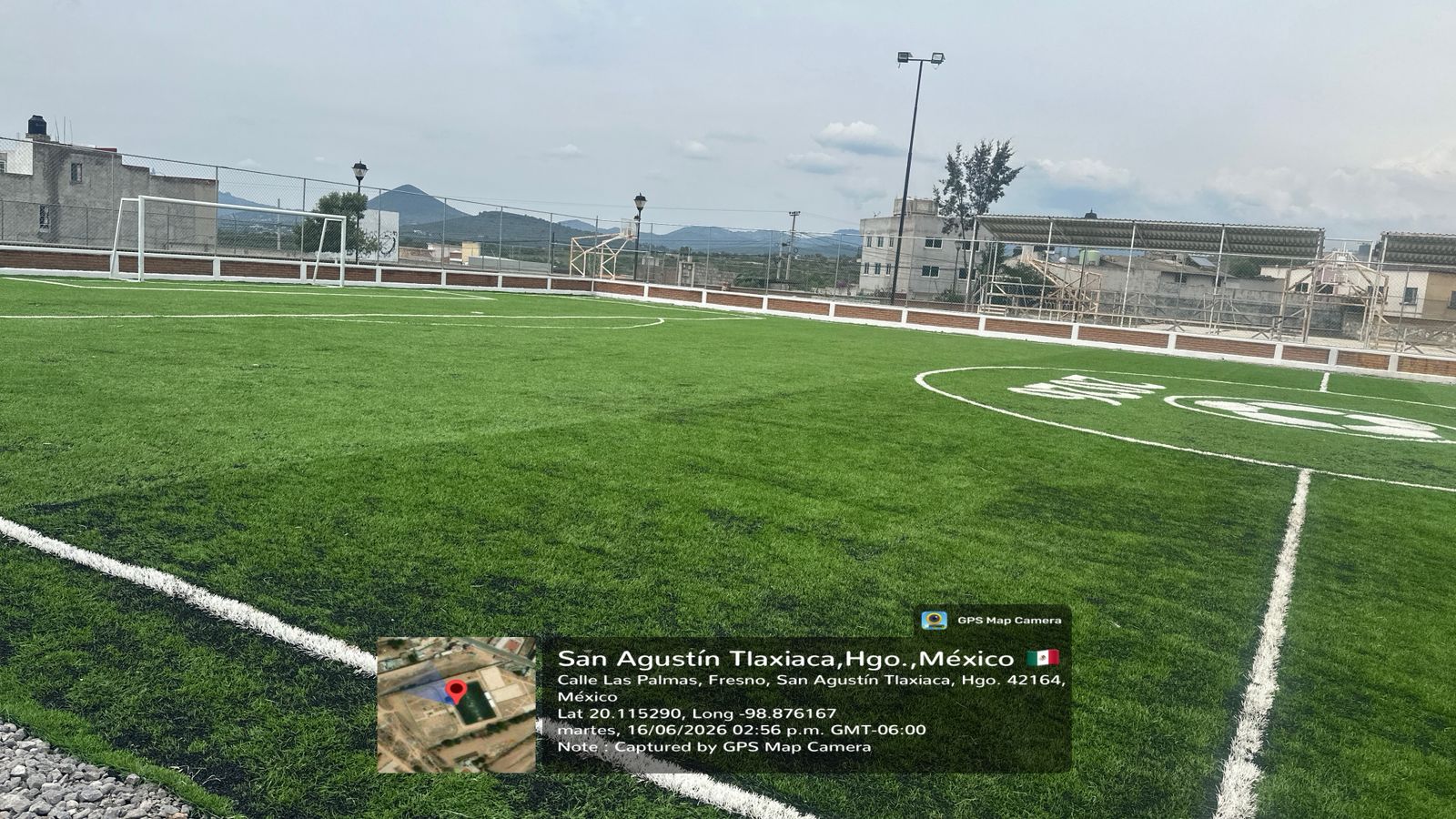 CONSTRUCCIÓN DE CANCHA FÚTBOL 7 EN UNIDAD DEPORTIVA BARRIO EL FRESNO EN SAN AGUSTÍN TLAXIACA